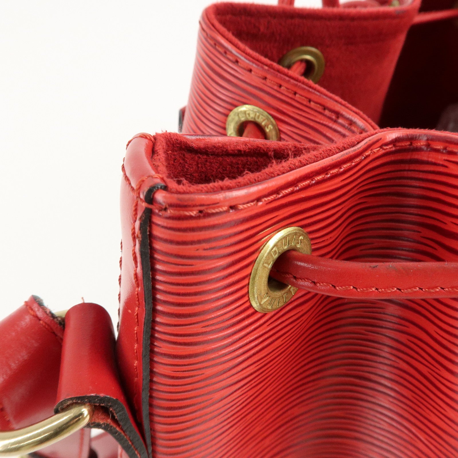 Louis Vuitton Epi Noe Shoulder Bag Castilian Red M44007 Used