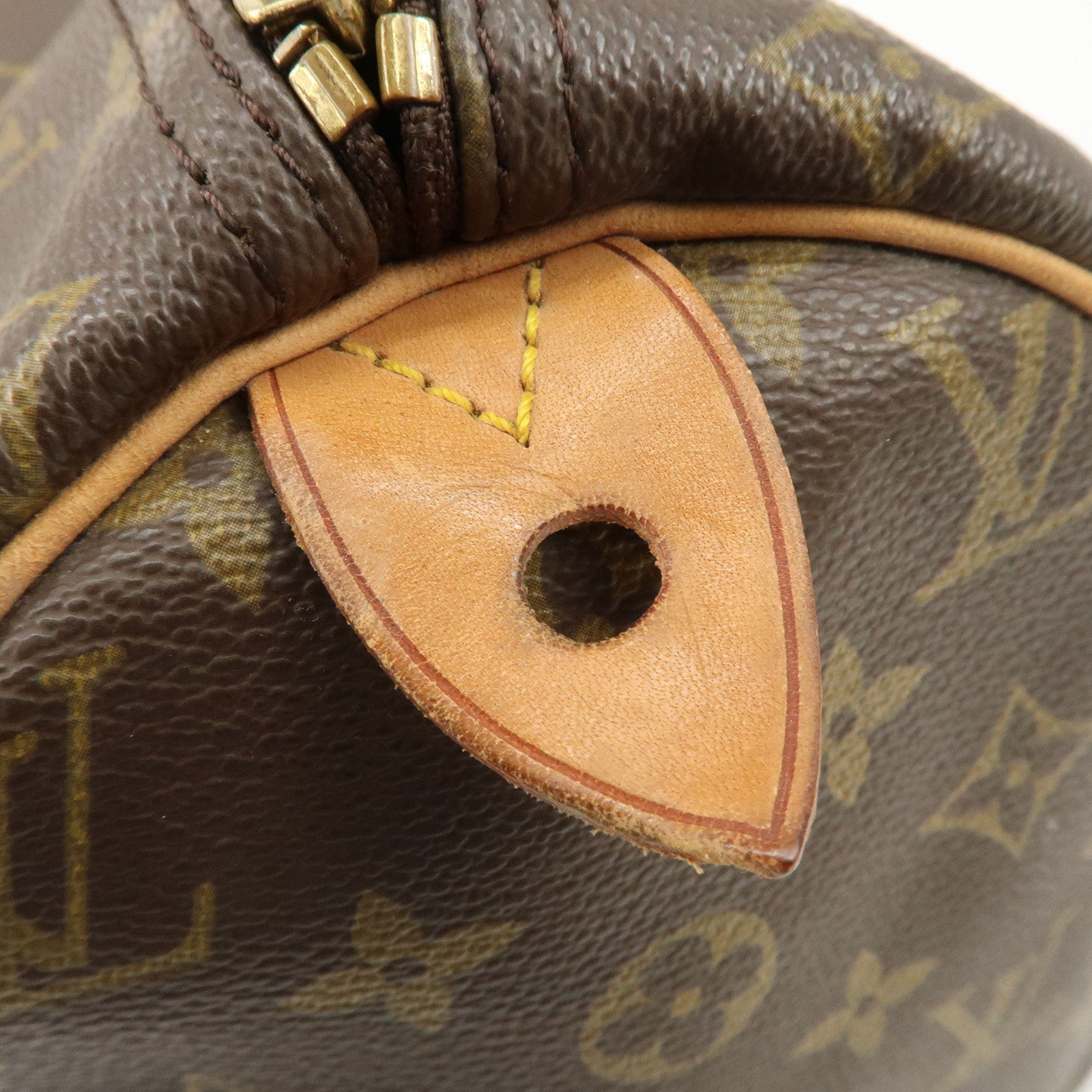 Louis Vuitton Monogram Speedy 40 Hand Bag Boston Bag M41522 Used