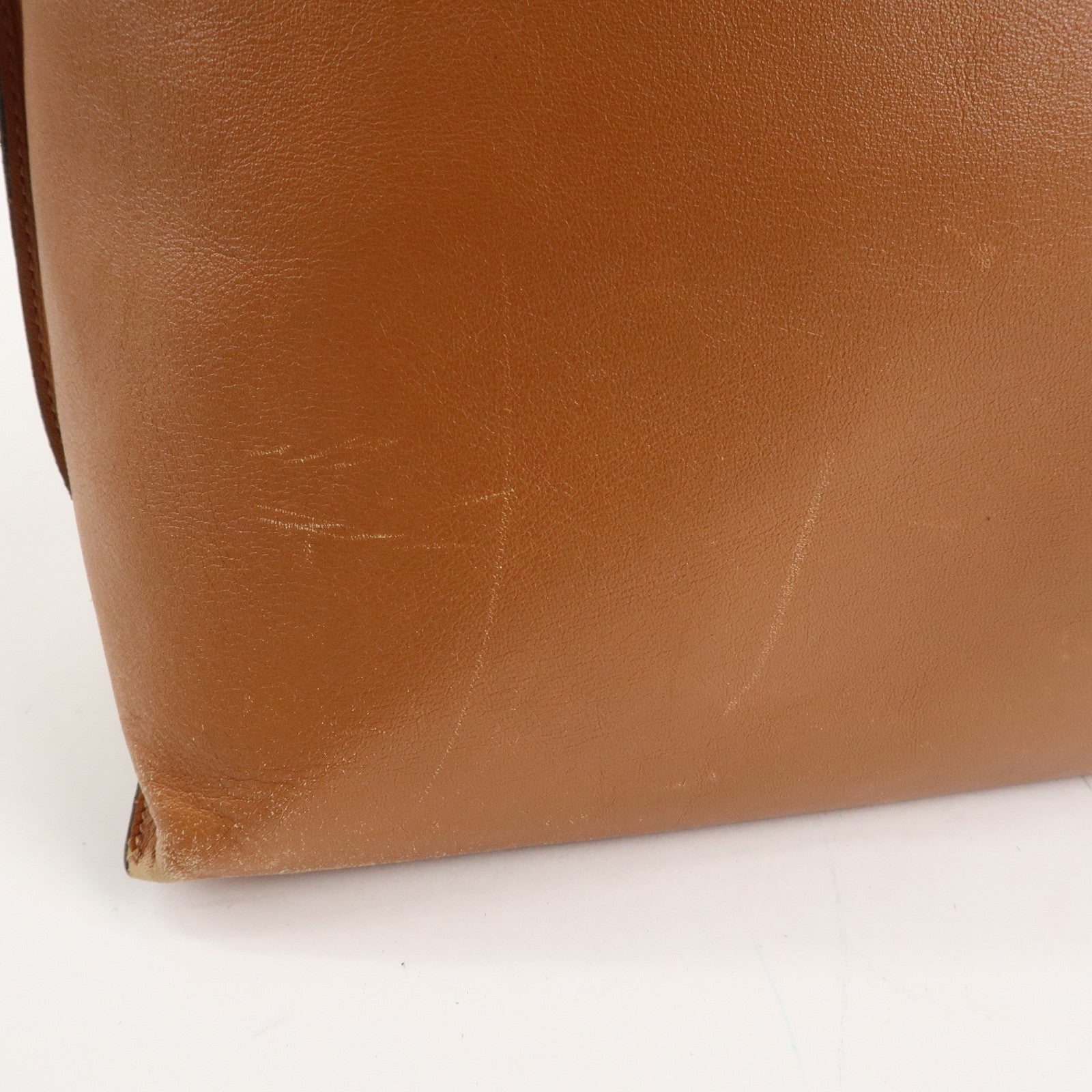 LOEWE Anagram Leather Bolso Shopper Tote Bag Shoulder Bag Used