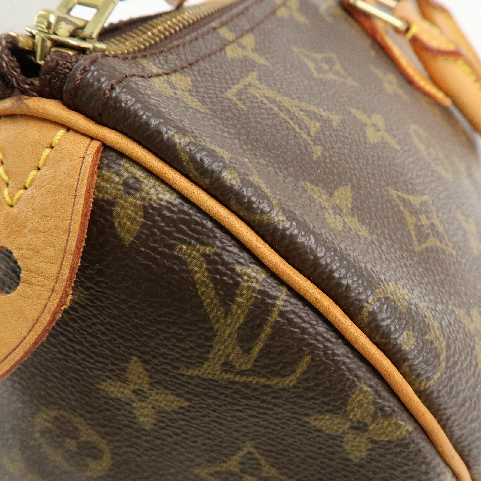 Louis Vuitton Monogram Speedy 40 Hand Bag Boston Bag M41522 Used