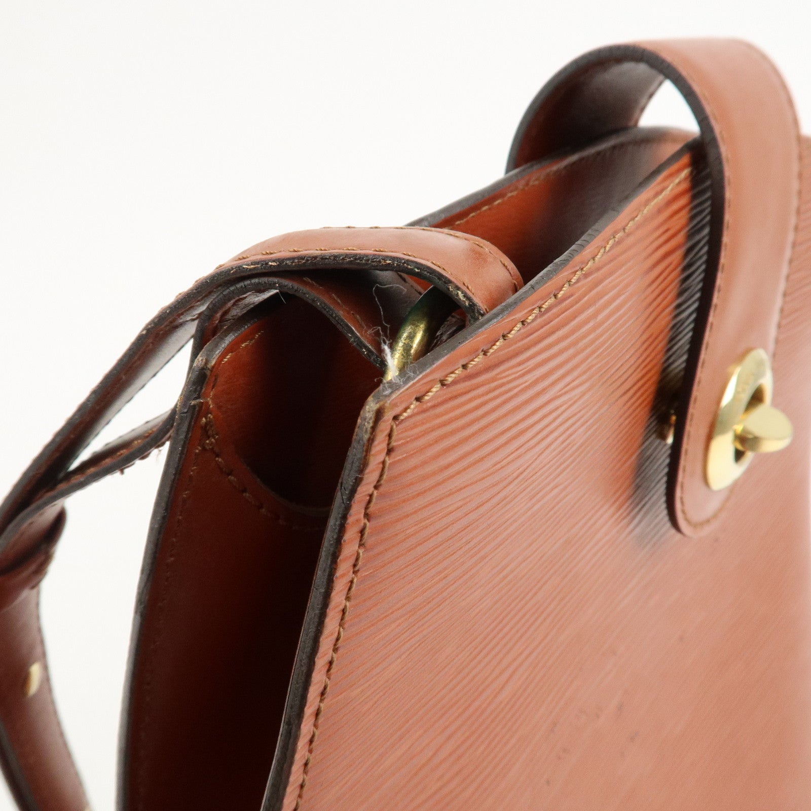 Louis Vuitton Epi Cluny Shoulder Bag Kenya Brown M52253 Used