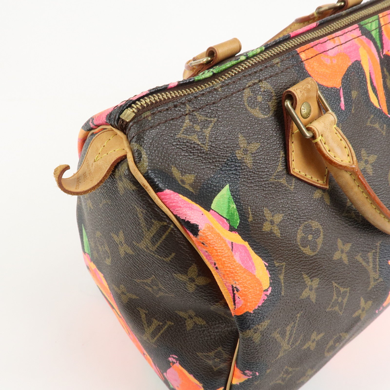 Louis Vuitton Monogram Rose Speedy 30 Hand Bag Boston Bag M48610 Used