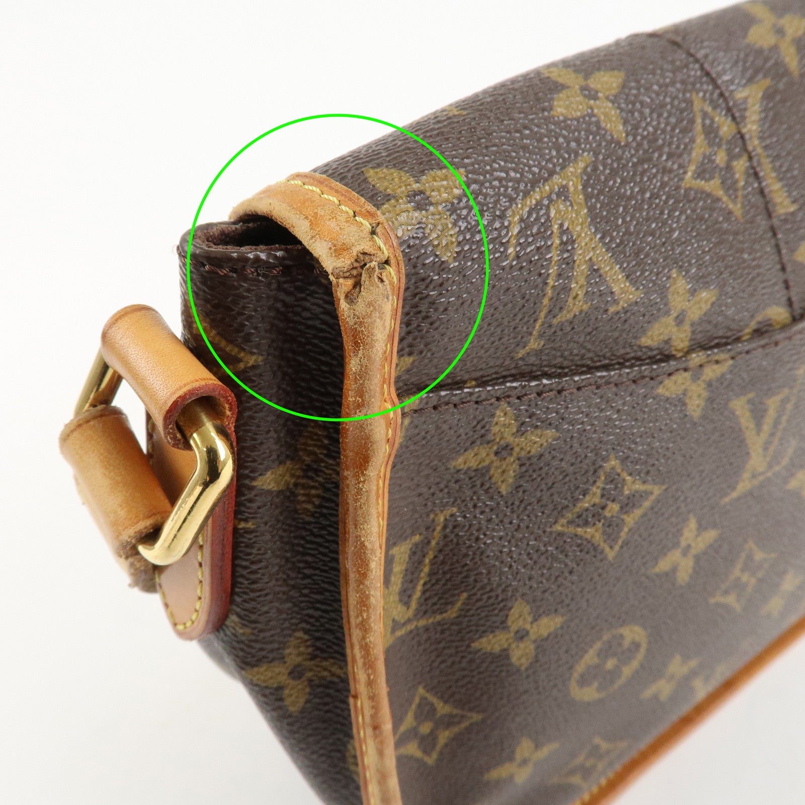Louis Vuitton Monogram Menilmontant PM Shoulder Bag M40474 Used