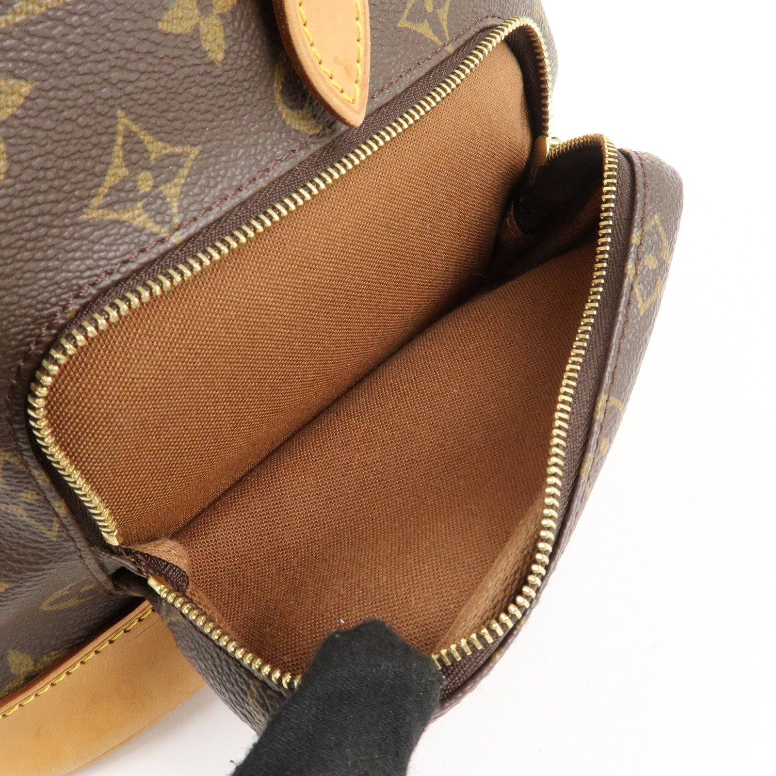 Louis Vuitton Monogram Montsouris MM Back Pack Bag M51136 Used