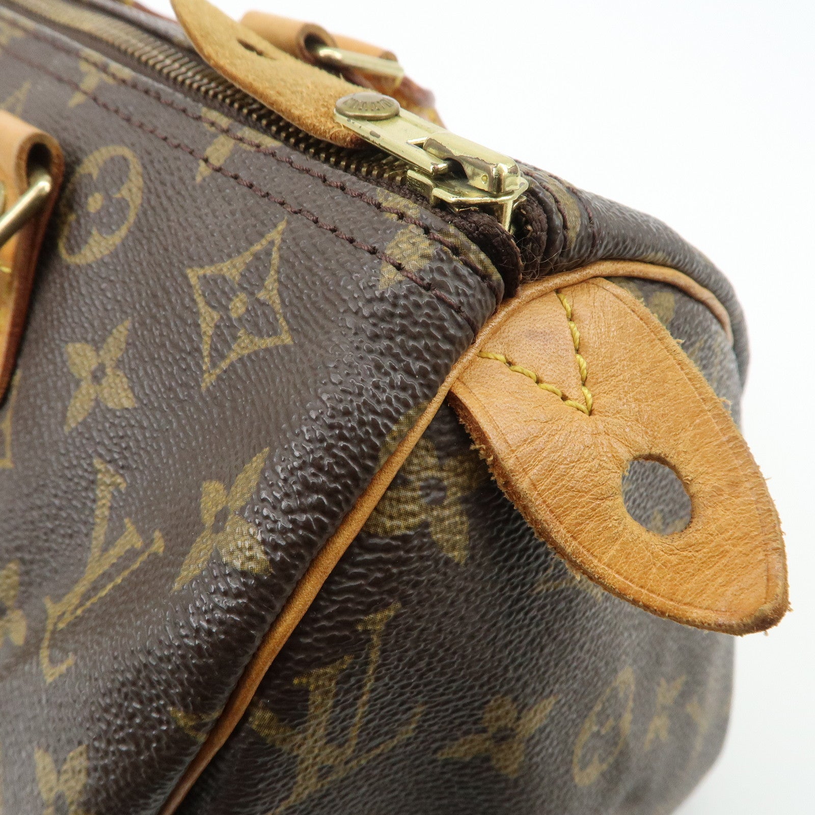 Louis Vuitton Monogram Speedy 30 Hand Bag Boston Bag M41526 Used