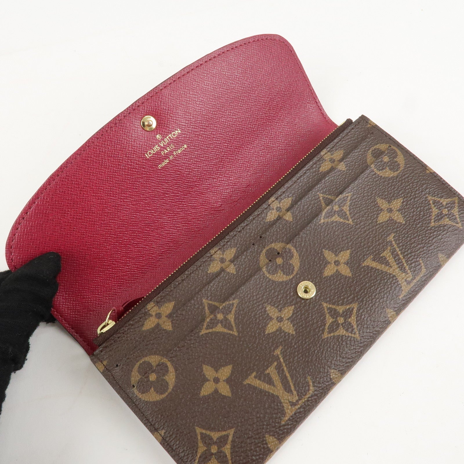 Louis Vuitton Monogram Portefeuille Emily Bi-fold Wallet M60697 Used
