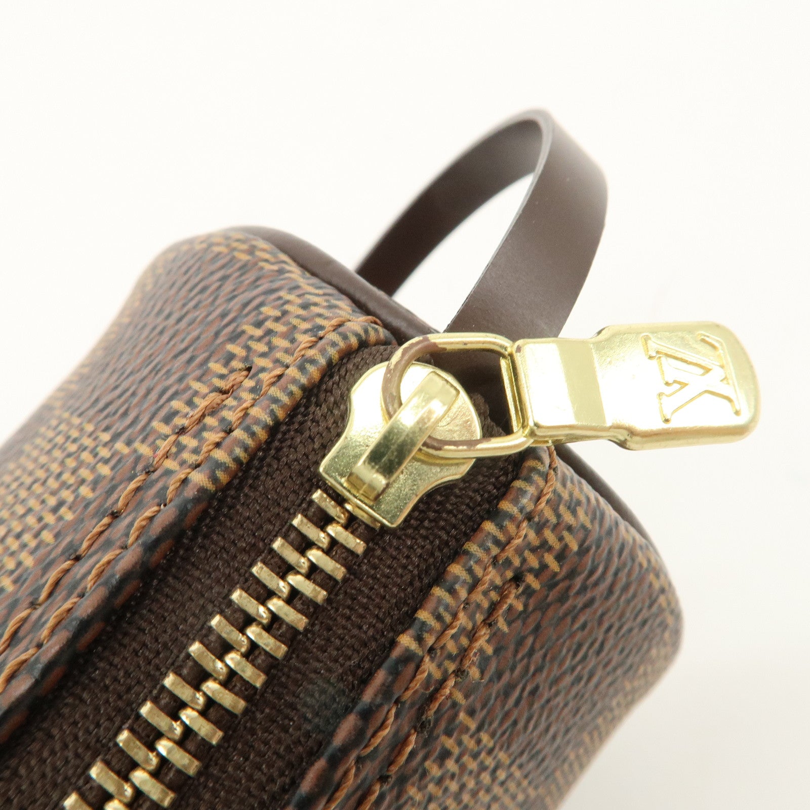 Louis Vuitton Damier Pouch for Papillon Bag Mini Bag Brown Used