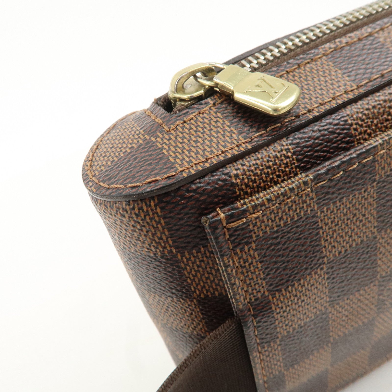 Louis Vuitton Damier Geronimos Body Bag Waist Bag Brown N51944 Used