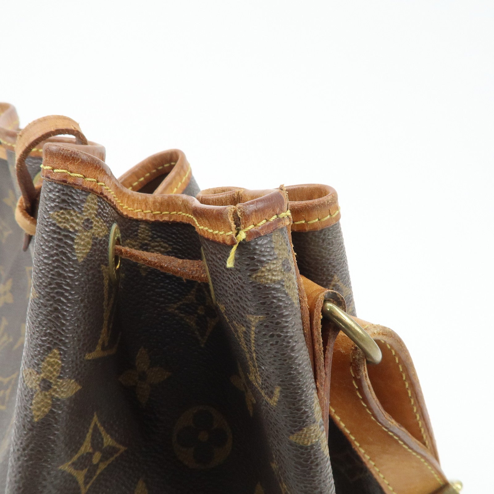 Louis Vuitton Monogram Petit Noe Shoulder Bag Brown M42226 Used