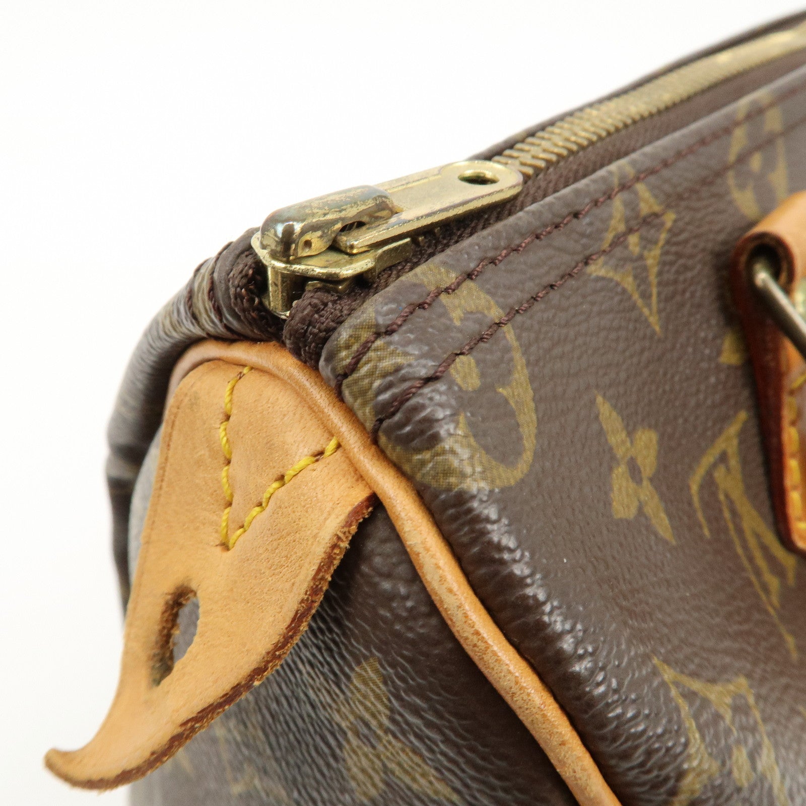 Louis Vuitton Monogram Speedy 25 Hand Bag Boston Bag M41528 Used