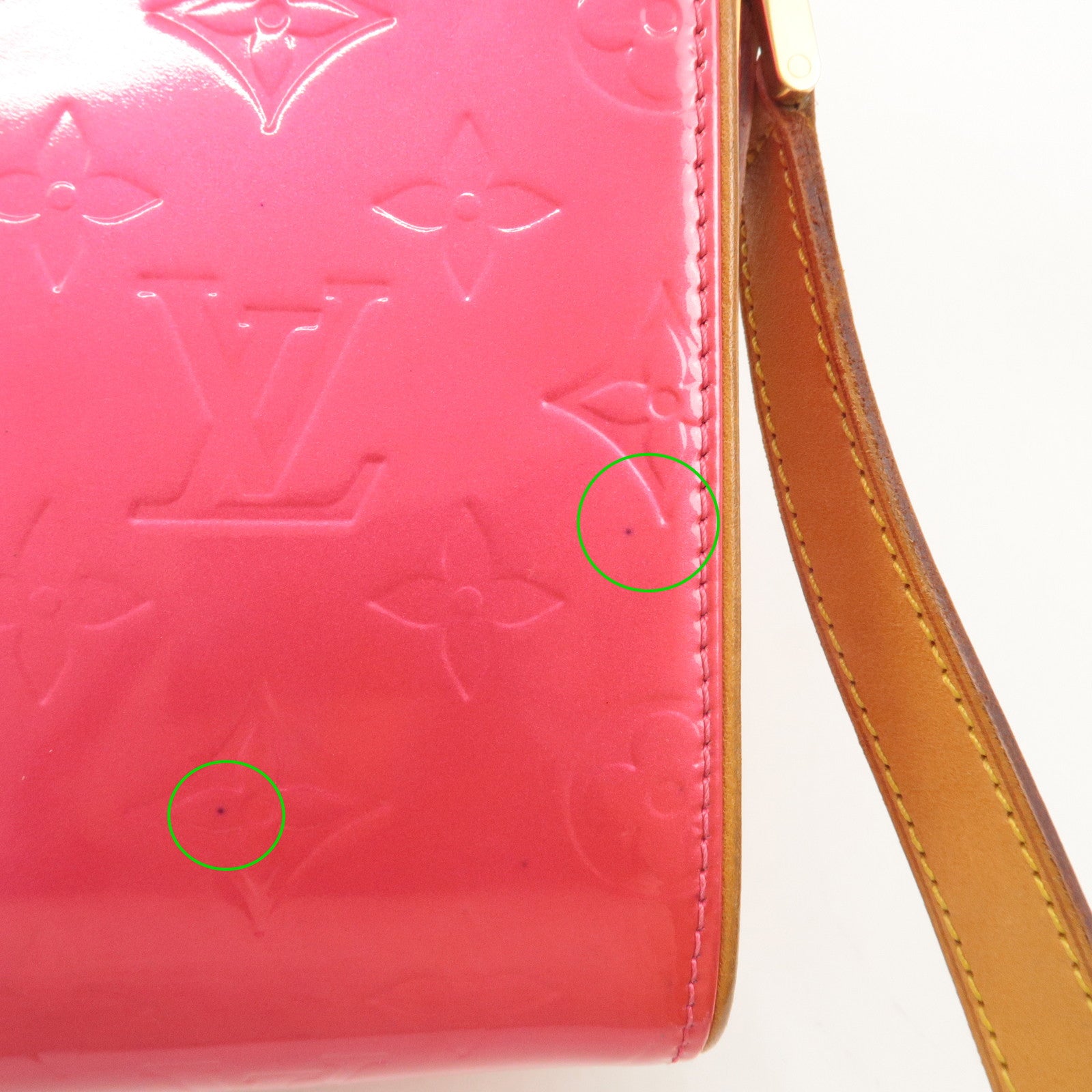 Louis Vuitton Monogram Vernis Sullivan Vertical Fuchsia M91259 Used