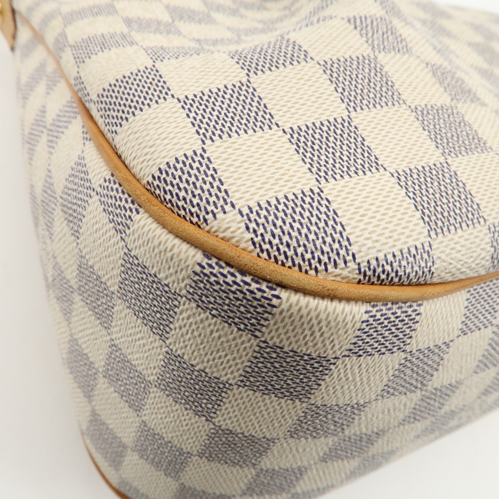 Louis Vuitton Damier Azur Siracusa MM Shoulder Bag N41112 Used