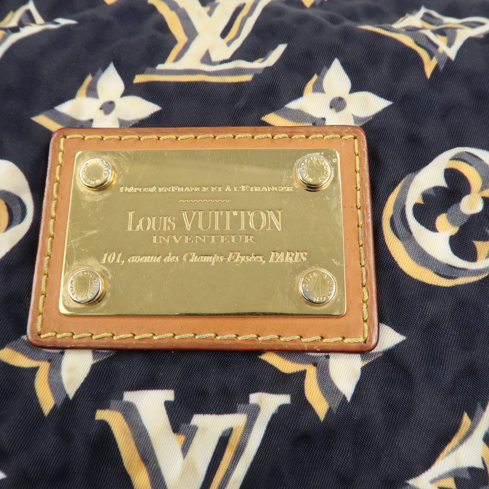 Louis Vuitton Cruise Line Marine Bulle PM Shoulder Bag Navy M40238 Used