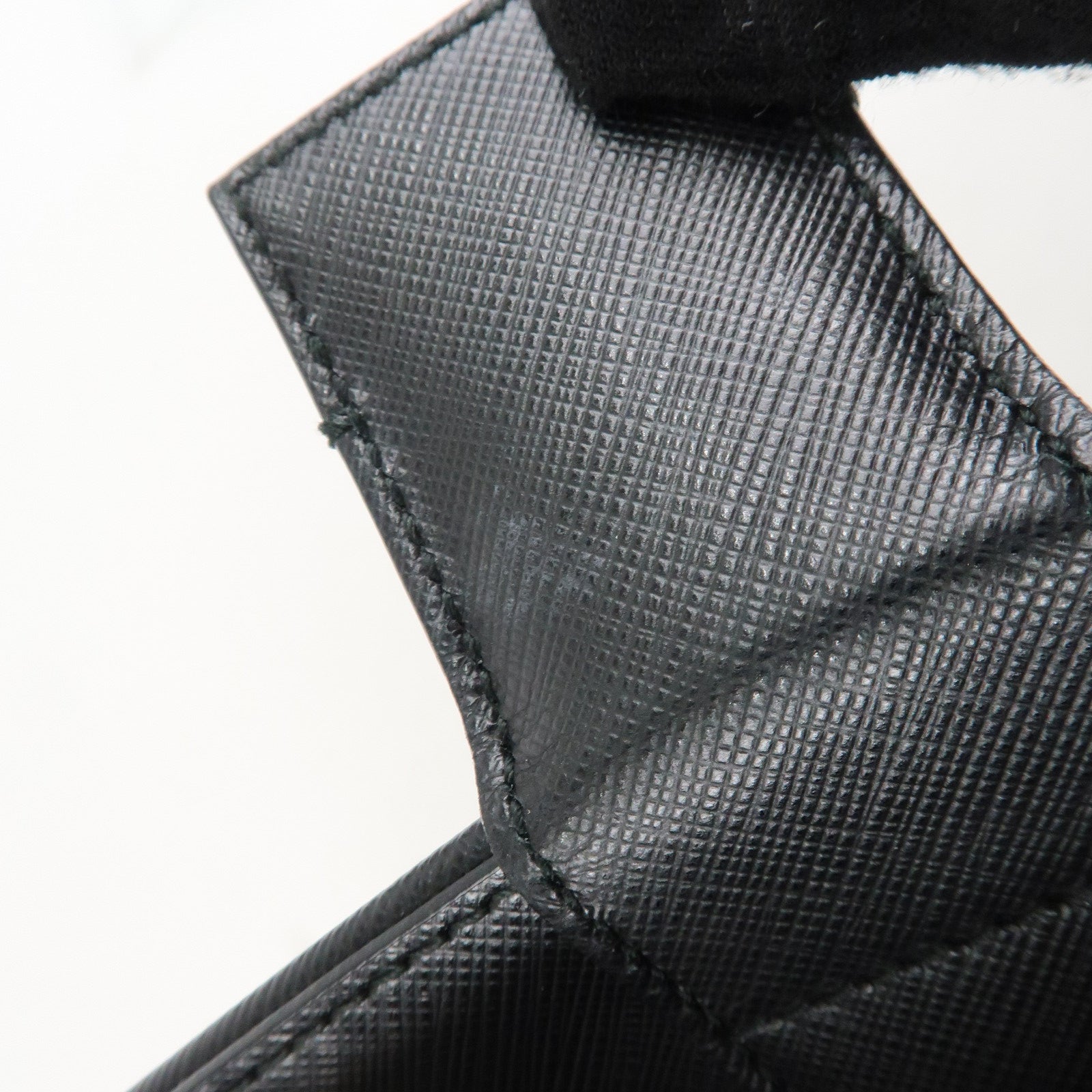 Ferragamo Vara Ribbon Chain Tote Bag Shoulder Bag Black Gold HDW Used