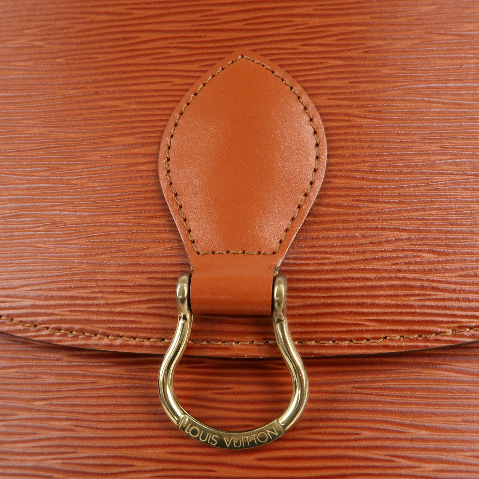 Louis Vuitton Epi Saint Cloud Shoulder Bag Kenya Brown M52193 Used