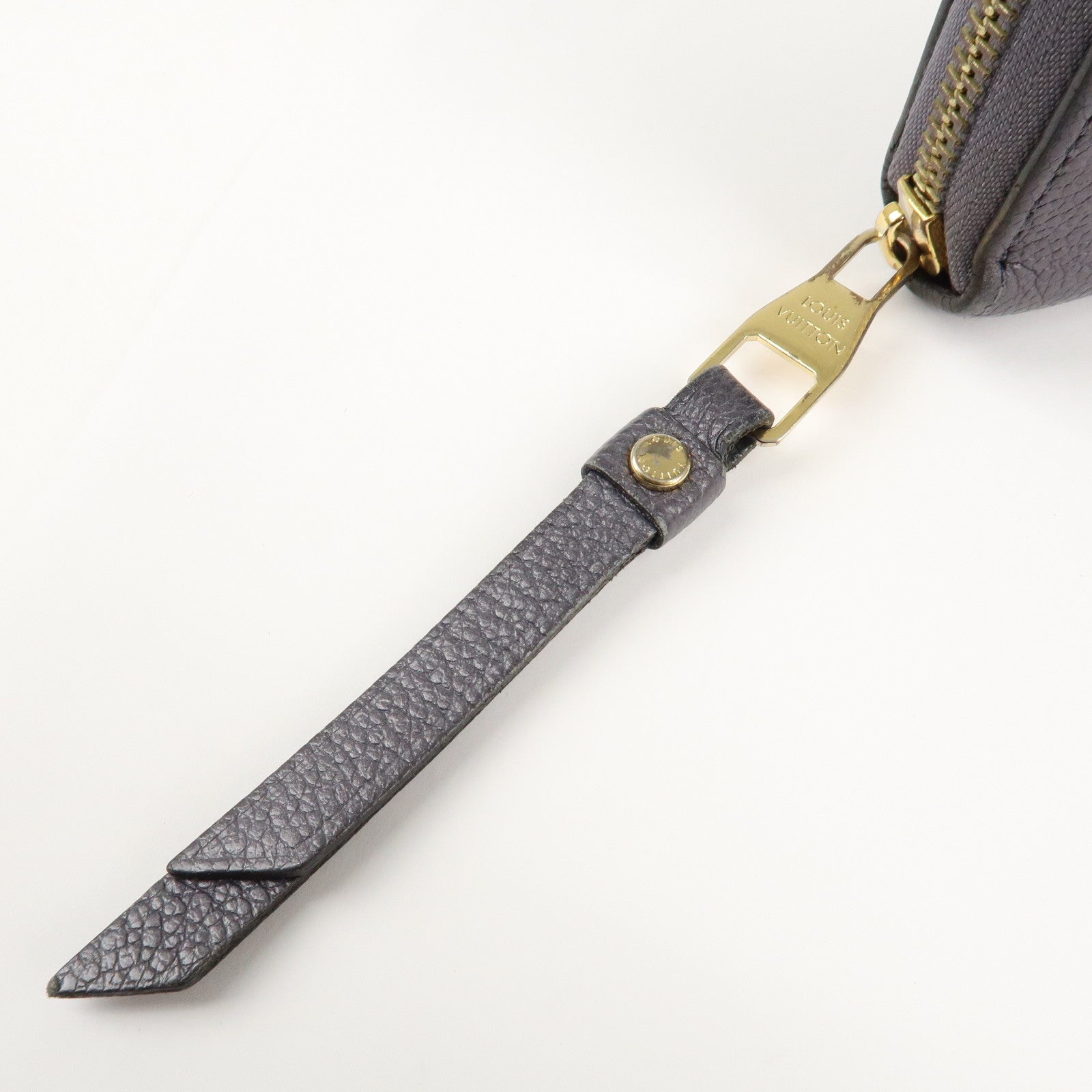 Louis Vuitton Empreinte Zippy Studs Wallet Gris Silver M62209 Used