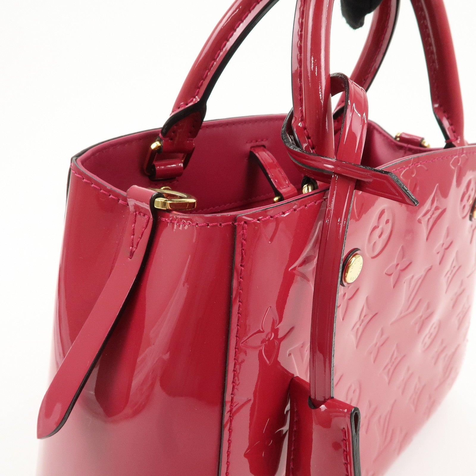 Louis Vuitton Monogram Vernis Montaigne BB Hand Bag M50172 Used