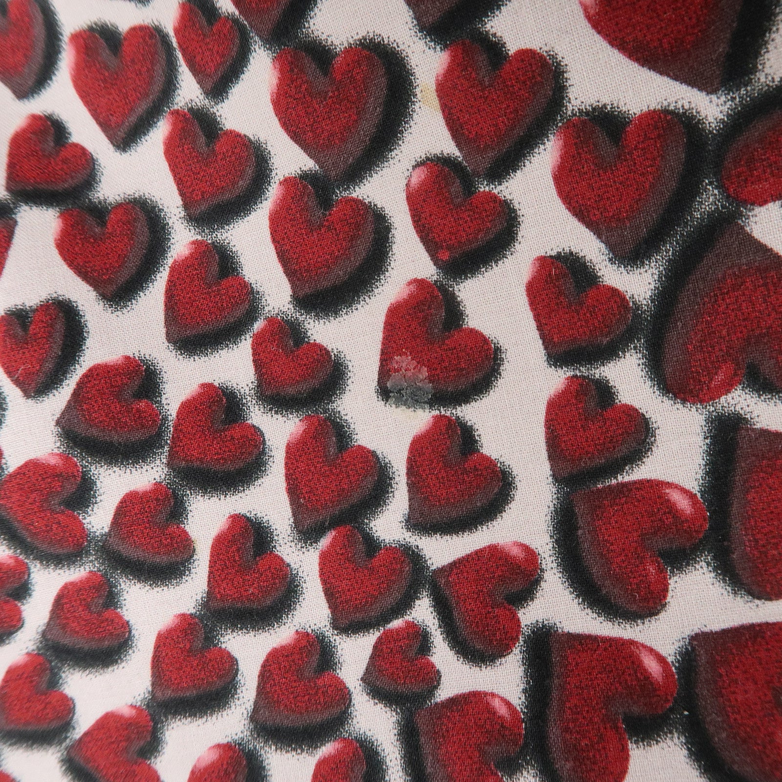 PRADA Canapa Canvas Tote Bag Hand 2Way Bag Red Ivory Gold BN1877 Used