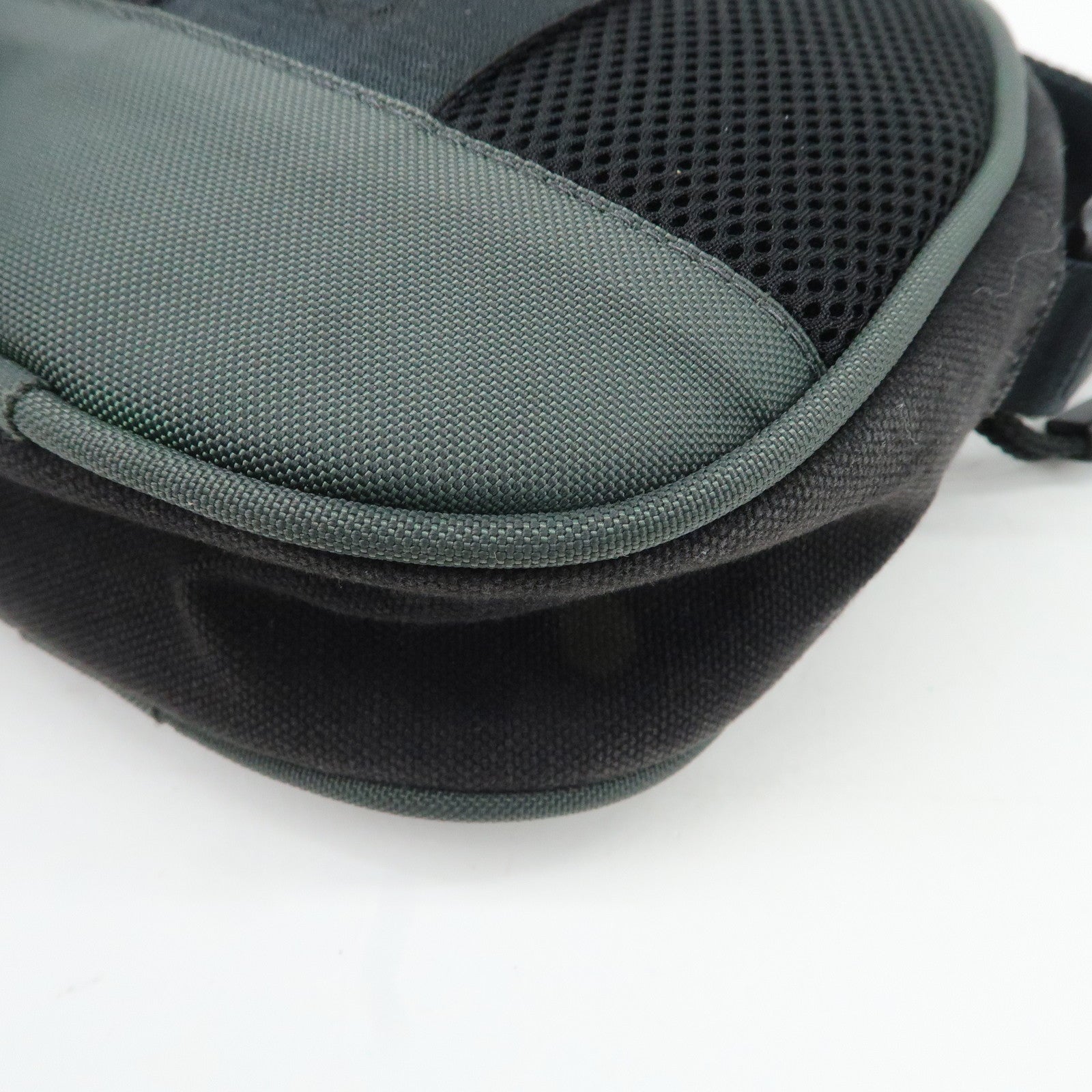 CHANEL COCO Mark Sport Canvas Shoulder Bag Black A23300 Used