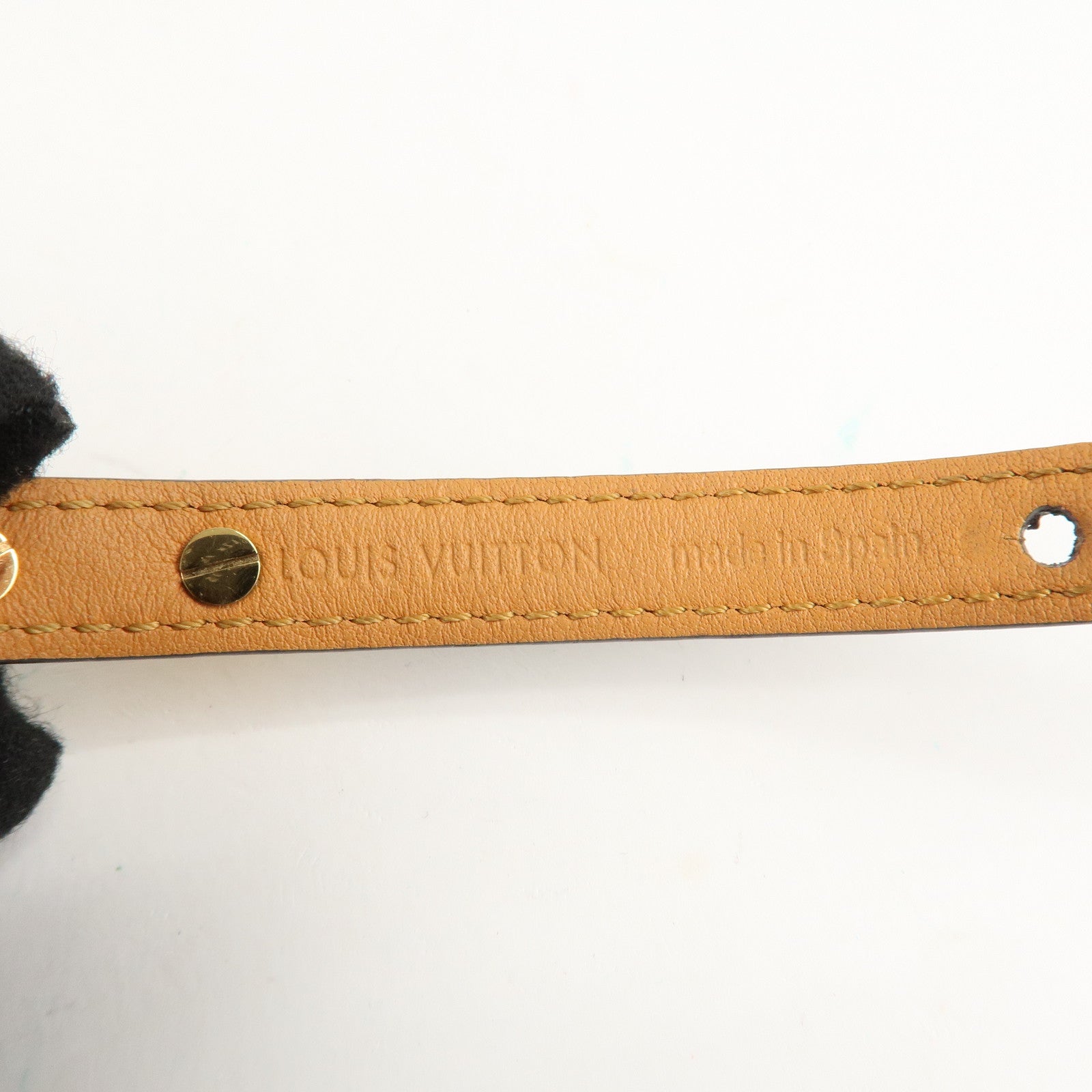 Louis Vuitton Monogram Bracelet Logo Mania 17 Brown M4150 Used