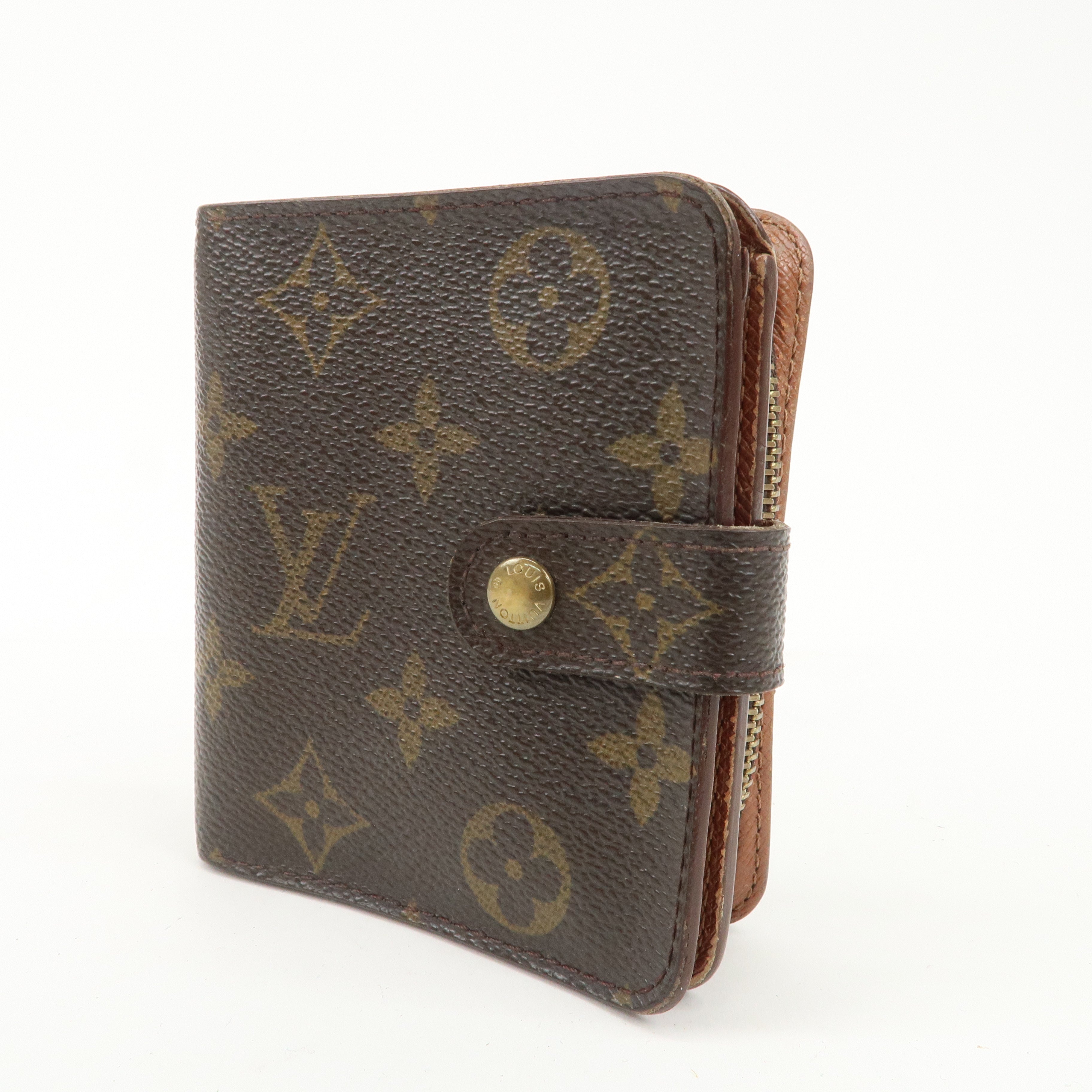 Louis Vuitton Monogram Set Of 4 Compact Small Wallet M61667 M61663Used F/S Used
