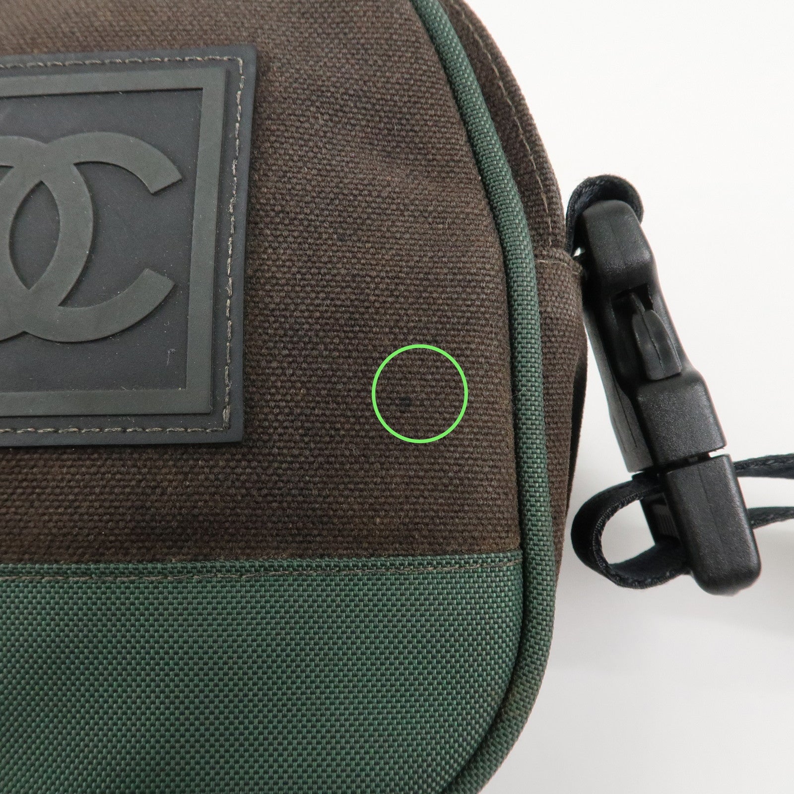 CHANEL CHANEL Sports Canvas COCO Mark Shoulder Bag A23300 Used