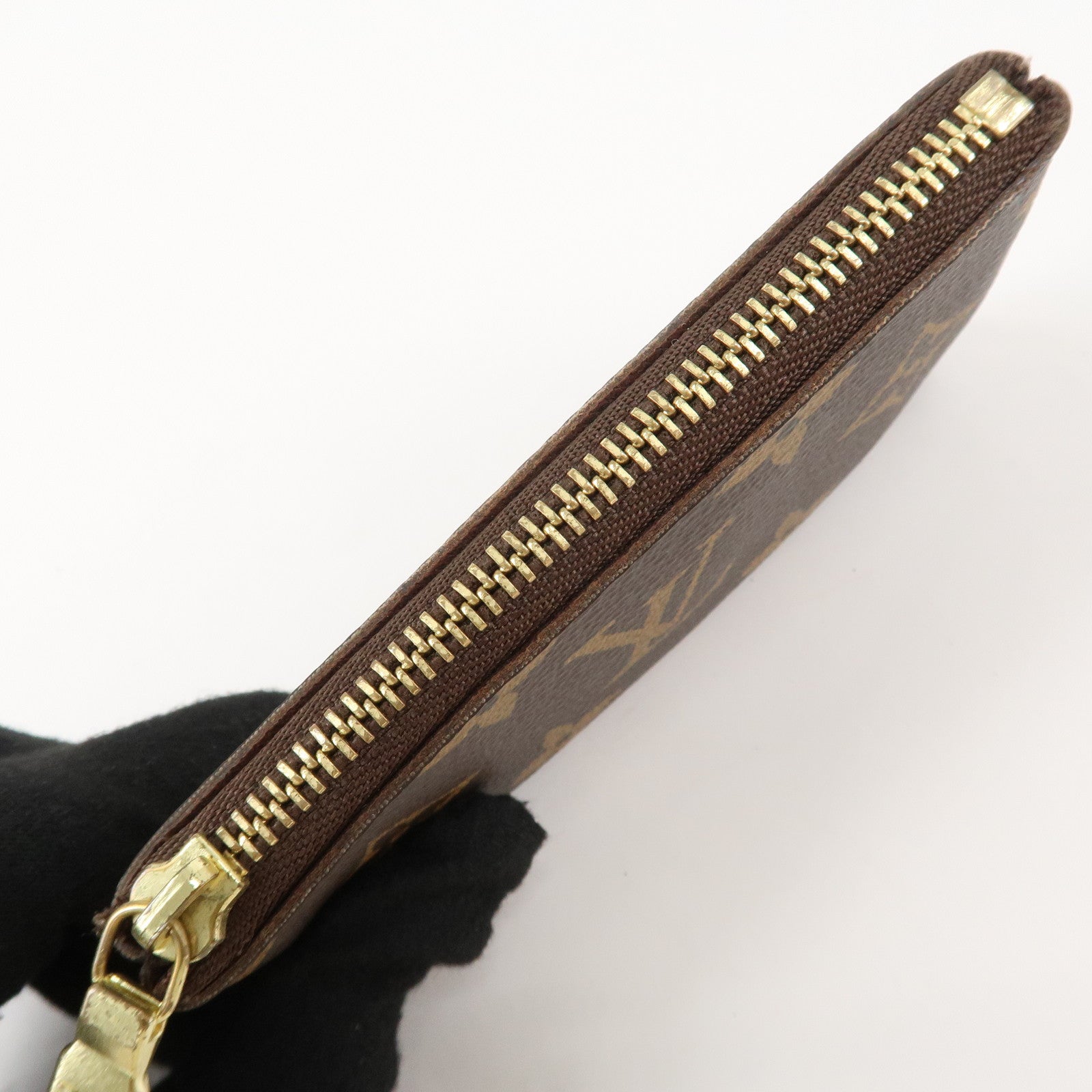 Louis Vuitton Monogram Pochette Cles Coin Case Key Case M62650 Used