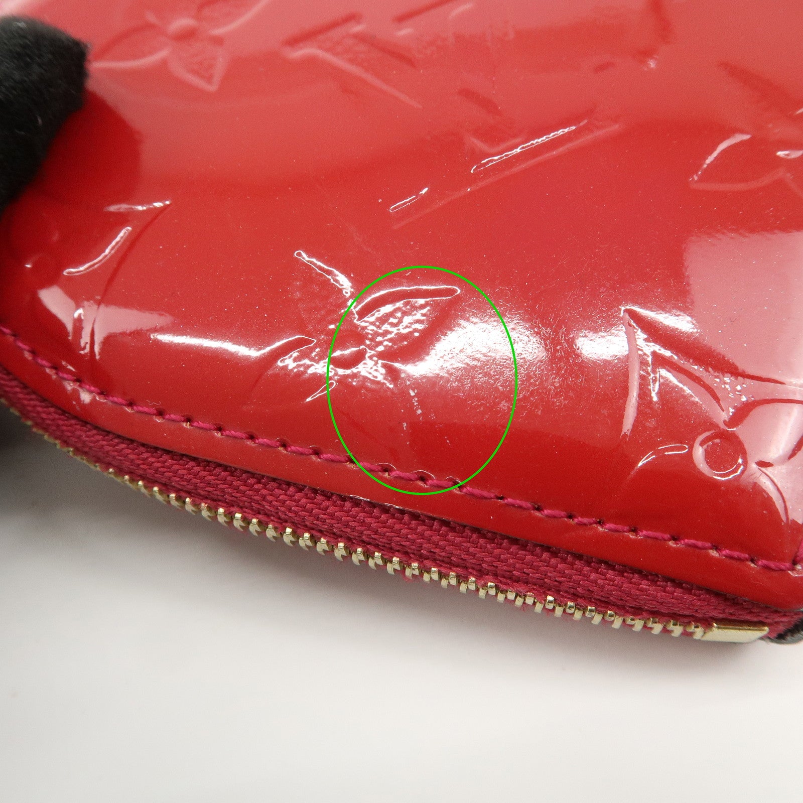 Louis Vuitton Monogram Vernis Porte Monnaie Coeur Coin Case M90006 Used