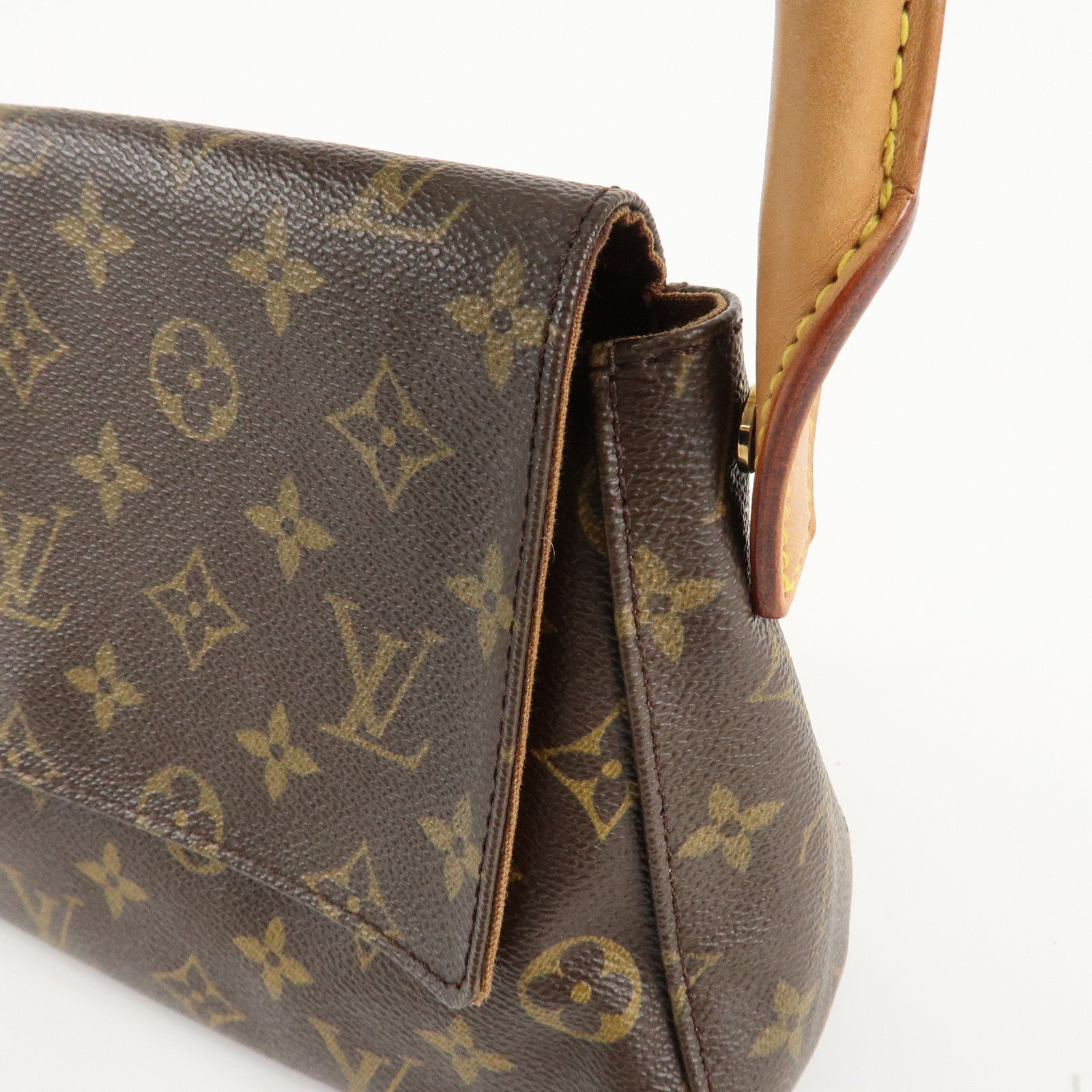 Louis Vuitton Monogram Mini Looping Shoulder Bag Hand Bag M51147 Used