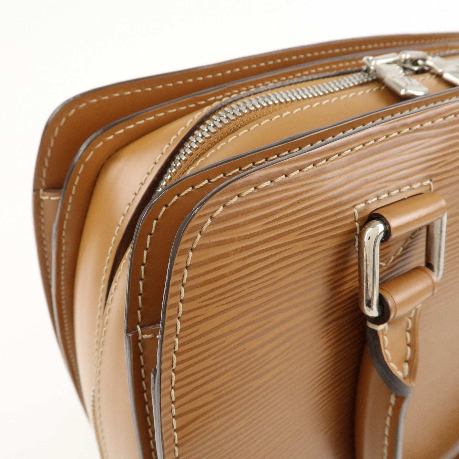 Louis Vuitton Epi Pont Neuf Hand Bag Zipang Gold M5205B Used