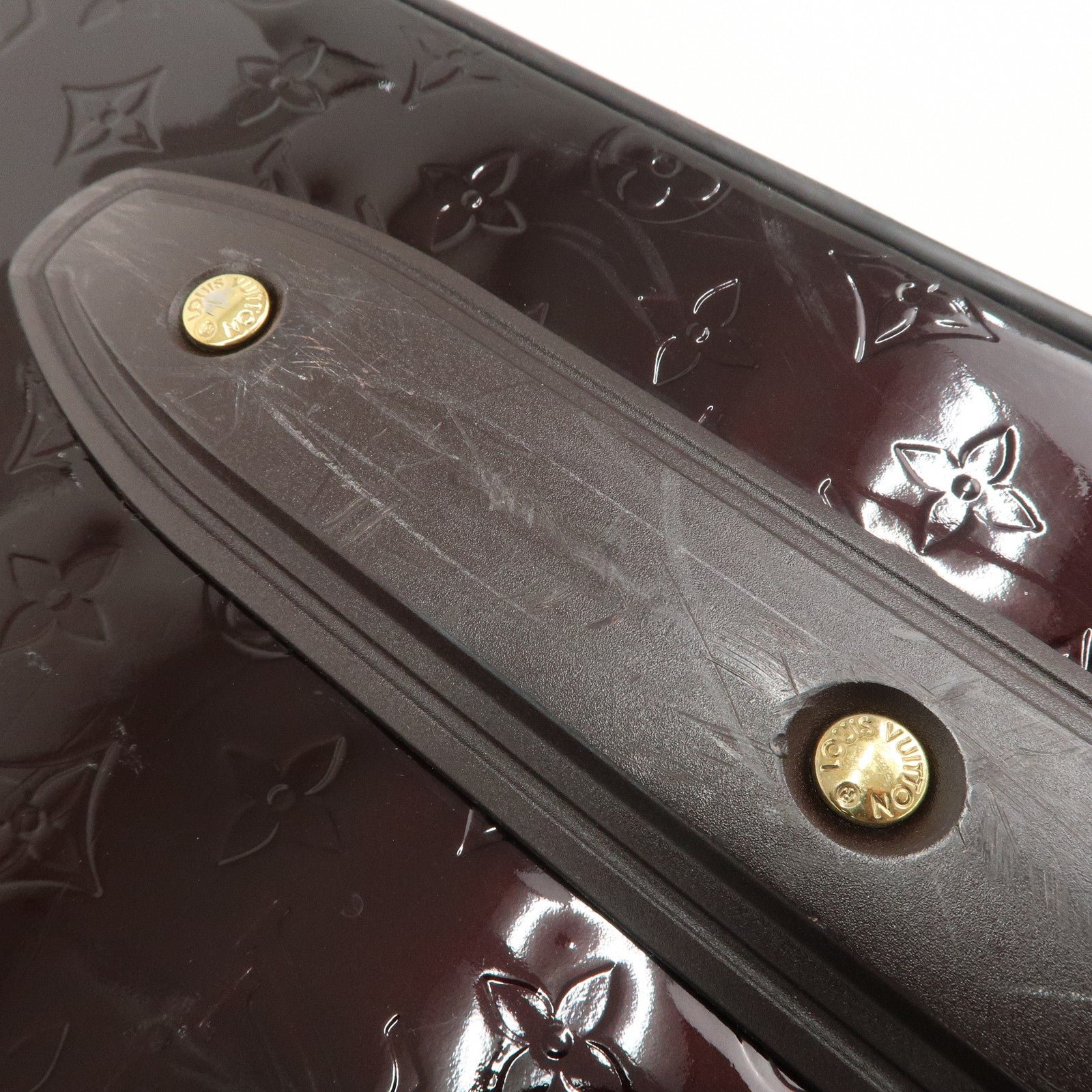 Louis Vuitton Monogram Vernis Pegase 50 Luggage Bag M91992 Used