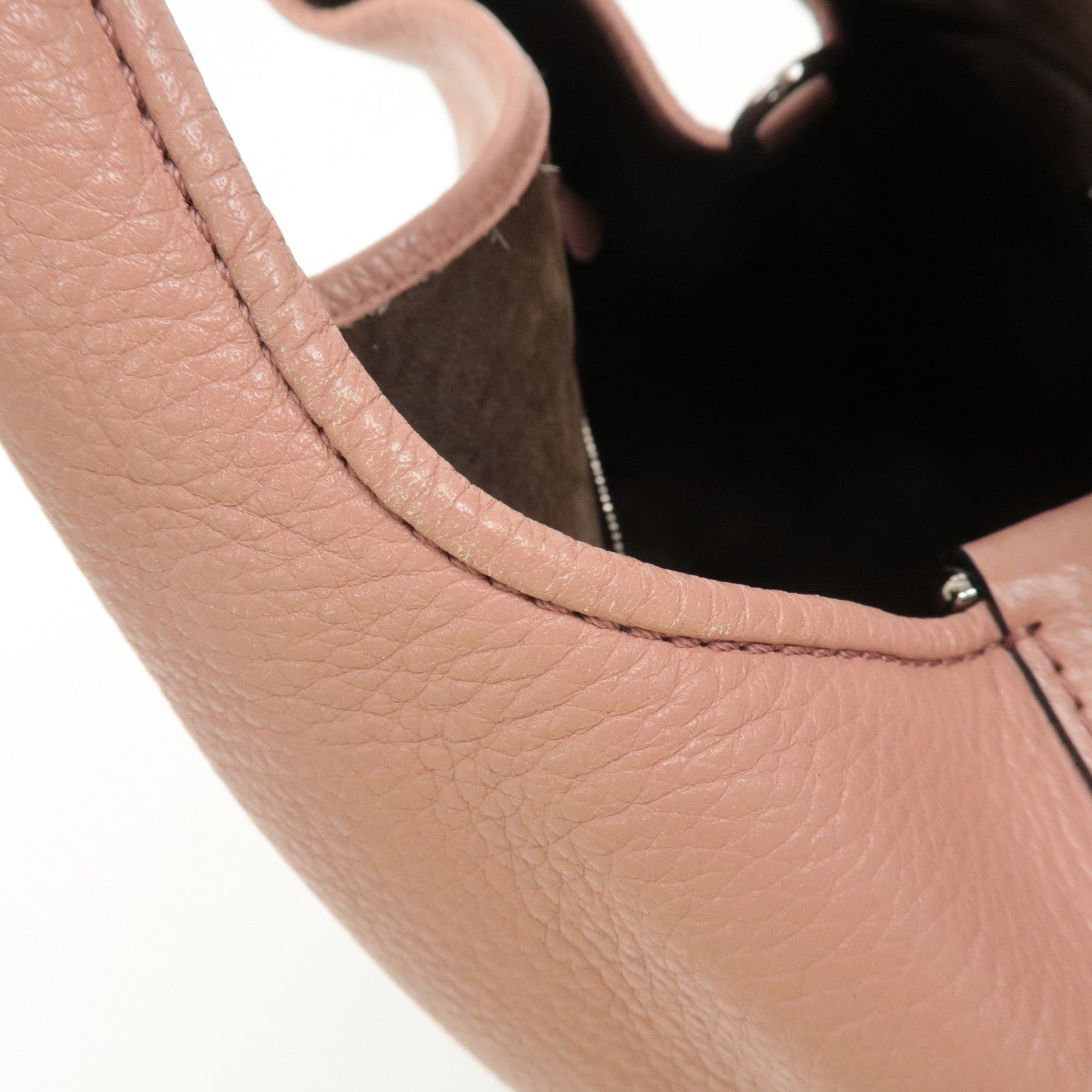 LOEWE Leather Karie PM Hand Bag Pink 10903 Used