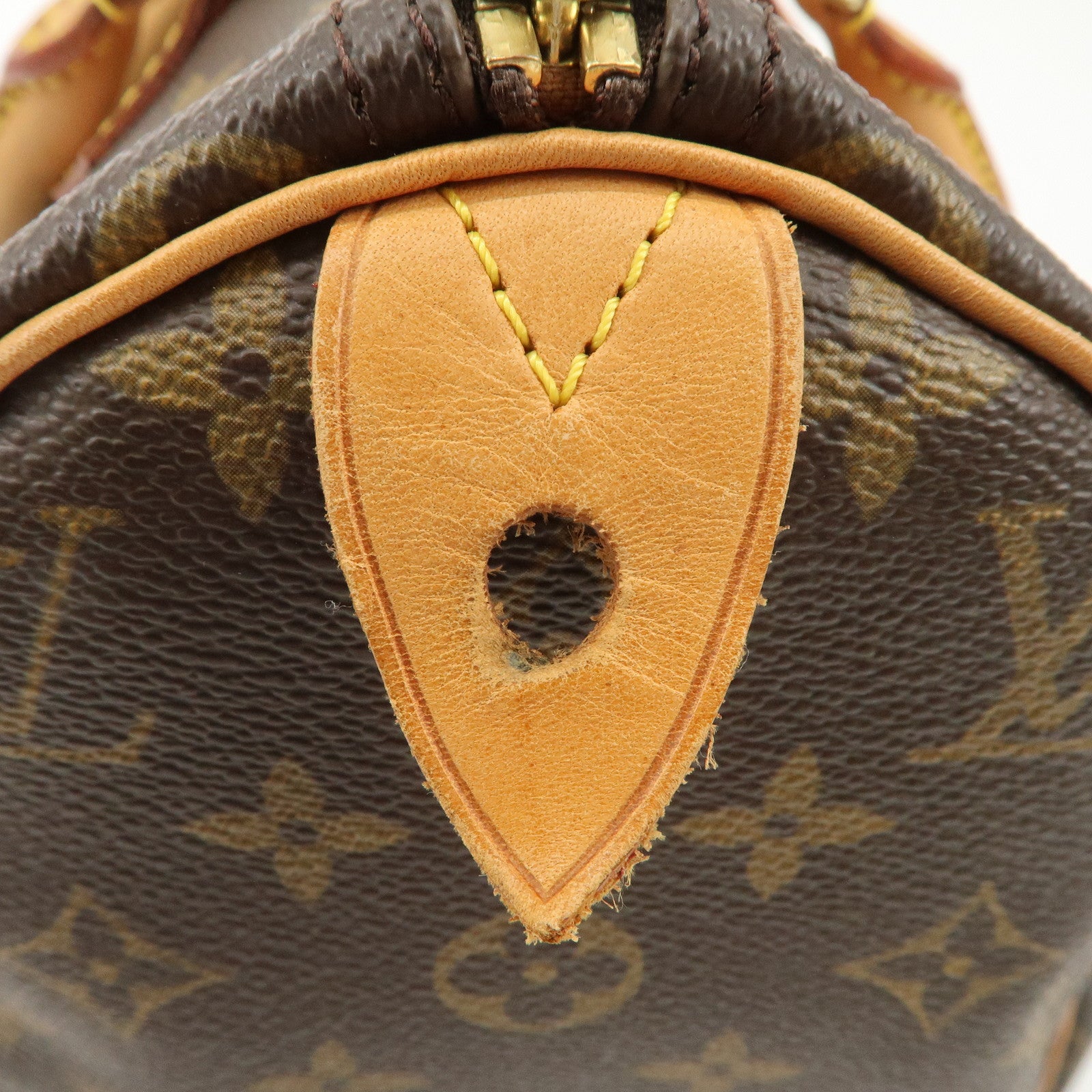Louis Vuitton Monogram Speedy 30 Hand Bag Boston Bag M41108 Used