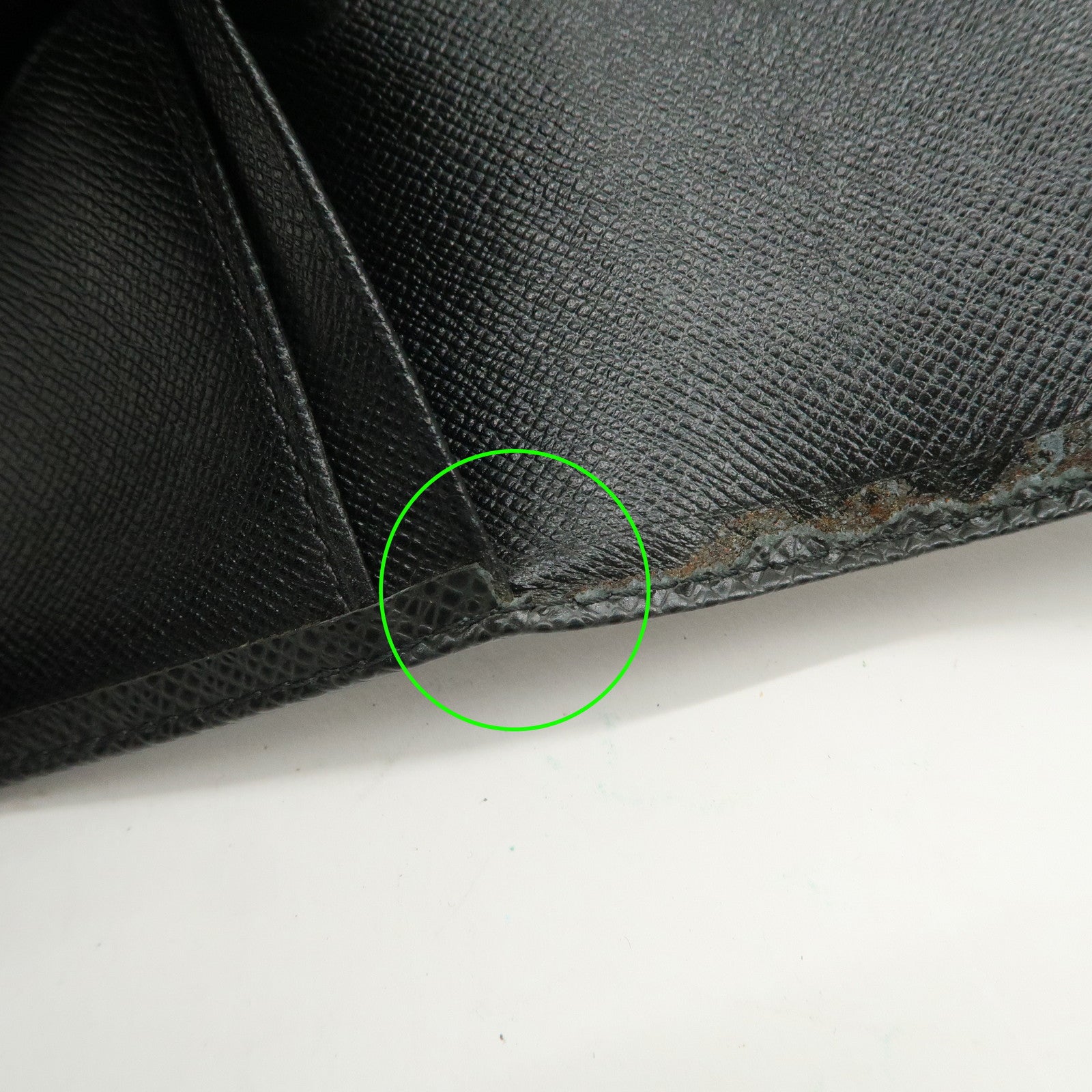 Louis Vuitton Taiga Agenda Bureau Planner Cover Ardoise R20409 Used