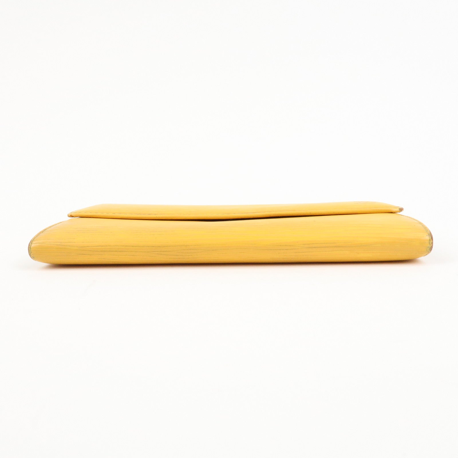 Louis Vuitton Epi Set of 2 Wallet Yellow Cassis M63579 M6659K Used