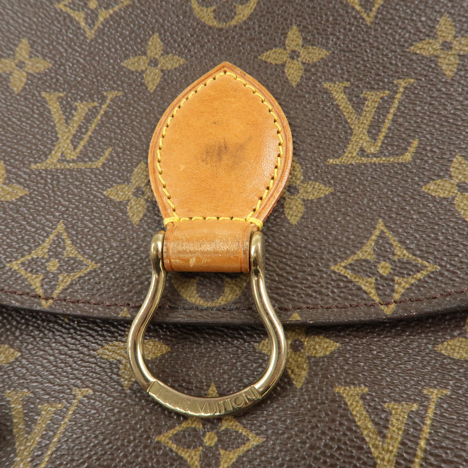Louis Vuitton Monogram Mini Saint Cloud Shoulder Bag M51244 Used