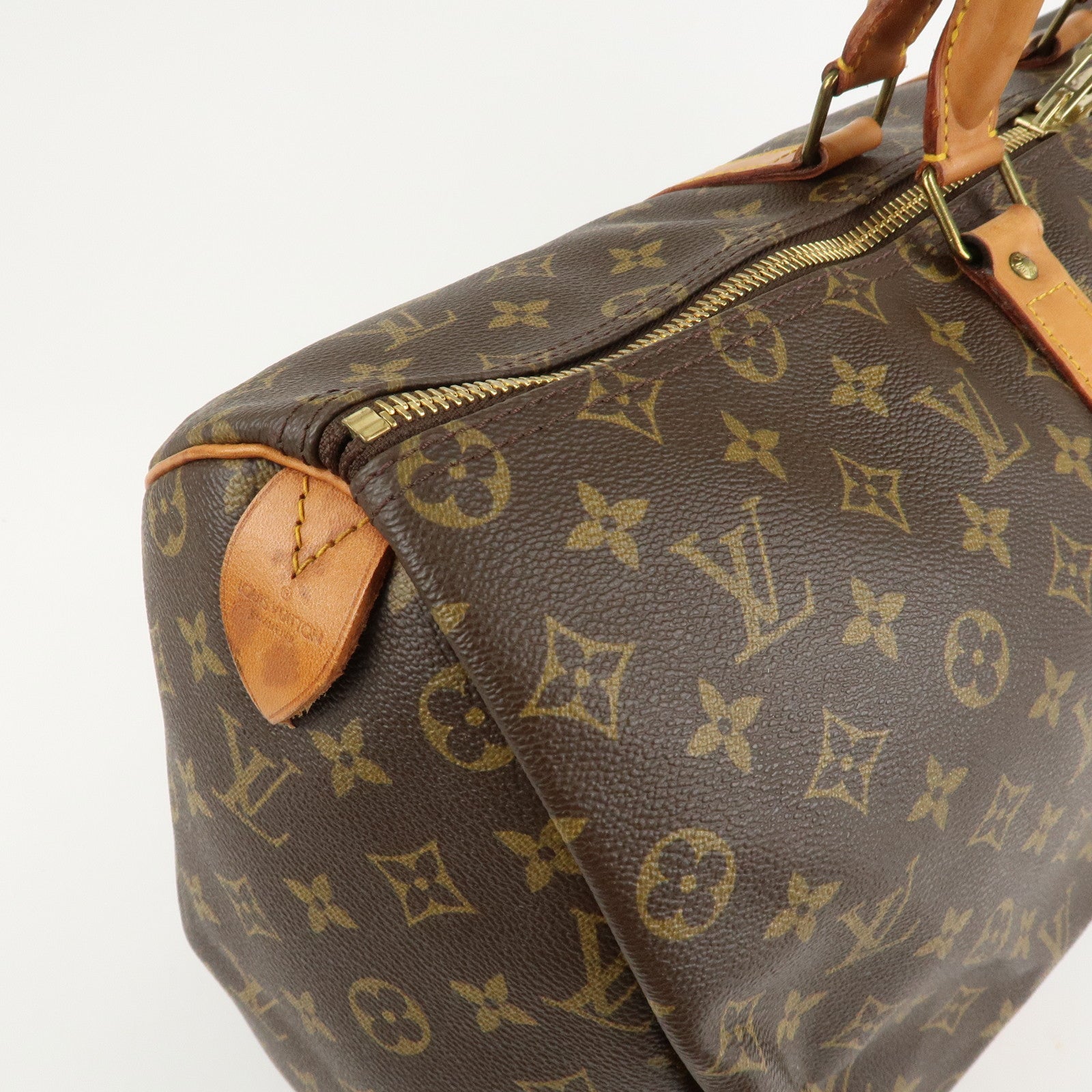 Louis Vuitton Monogram Keep All 50 Boston Bag Brown M41426 Used