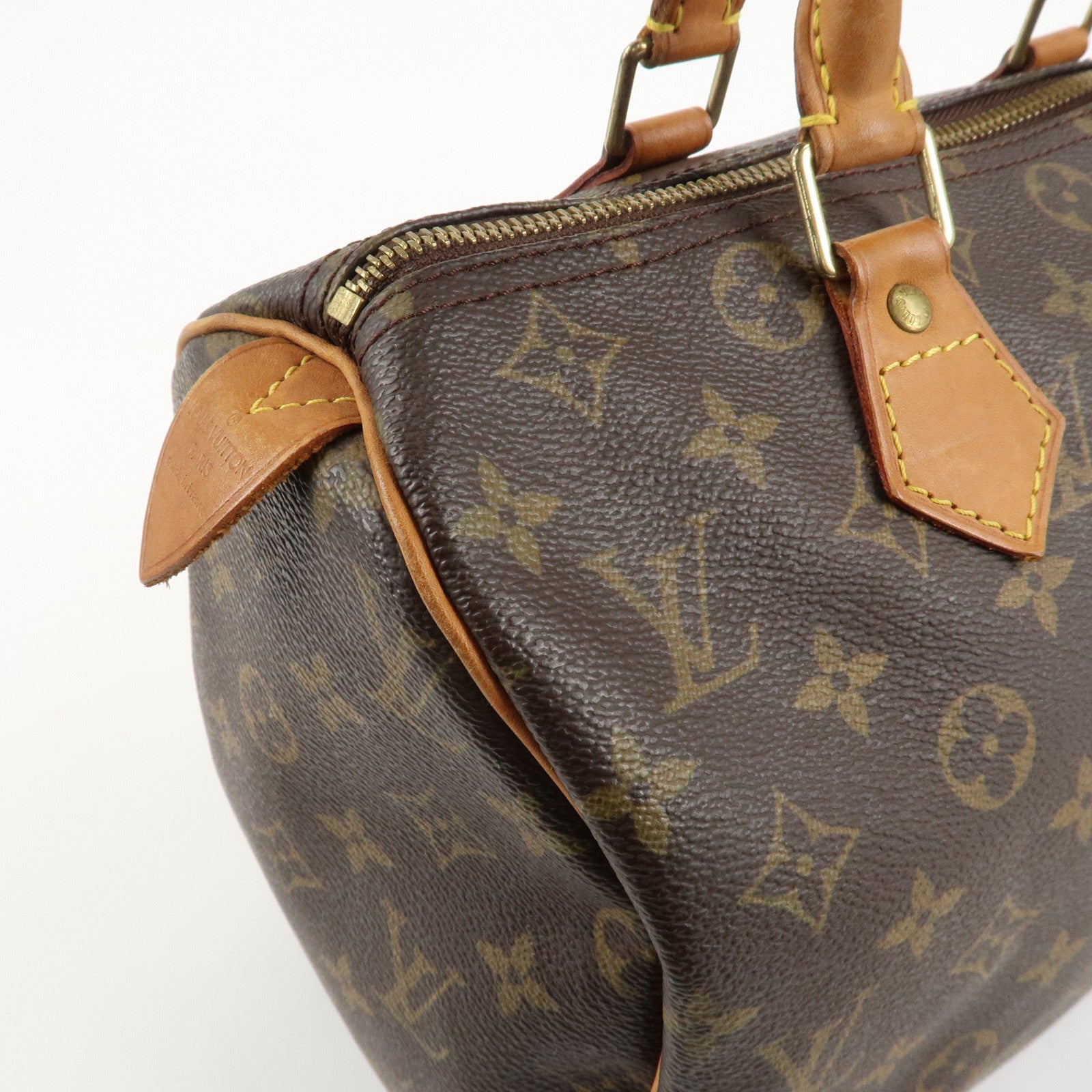 Louis Vuitton Monogram Speedy 30 Hand Bag Boston Bag M41526 Used