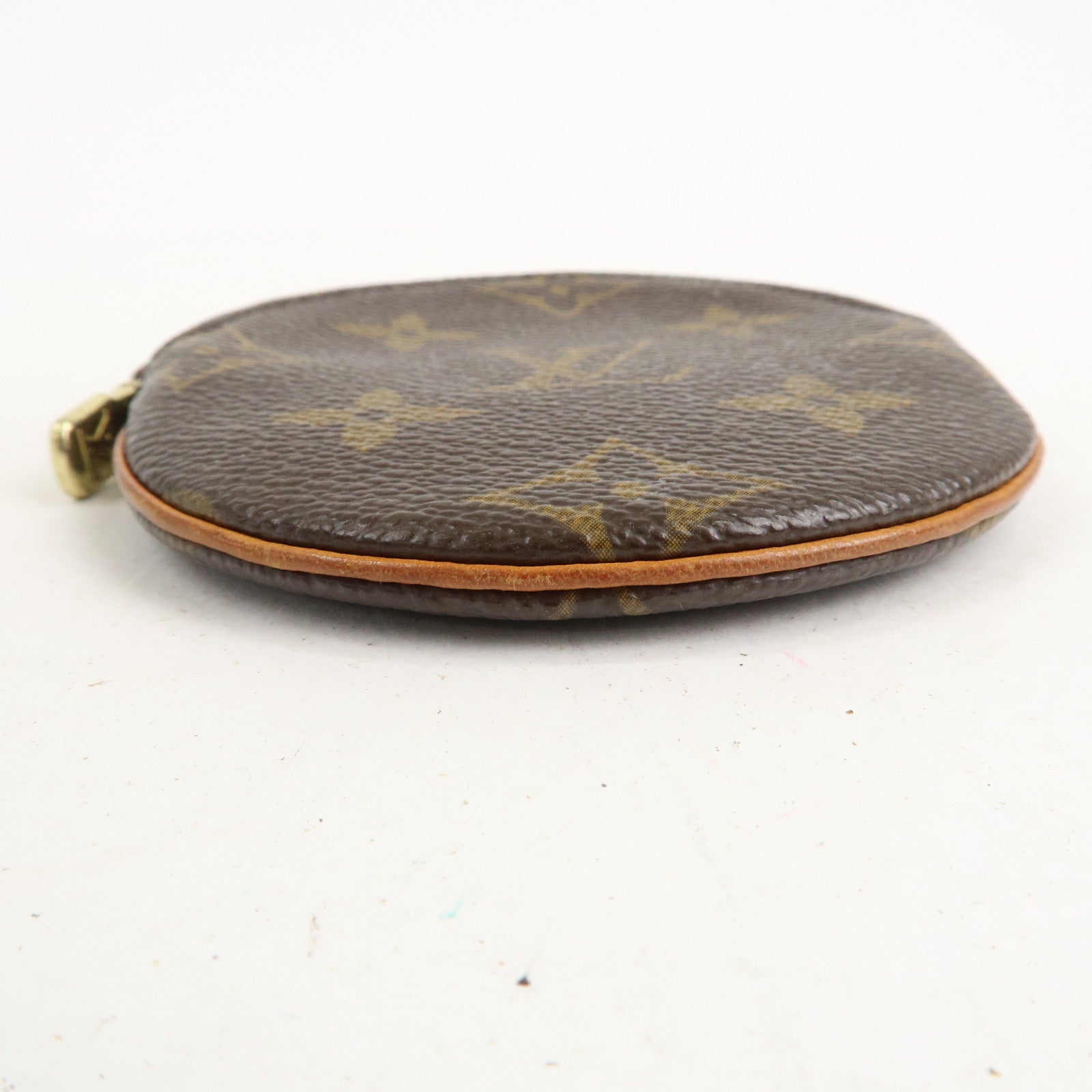 Set of2 Louis Vuitton Monogram Porte Monnaie Rond Coin Case M61926 Used