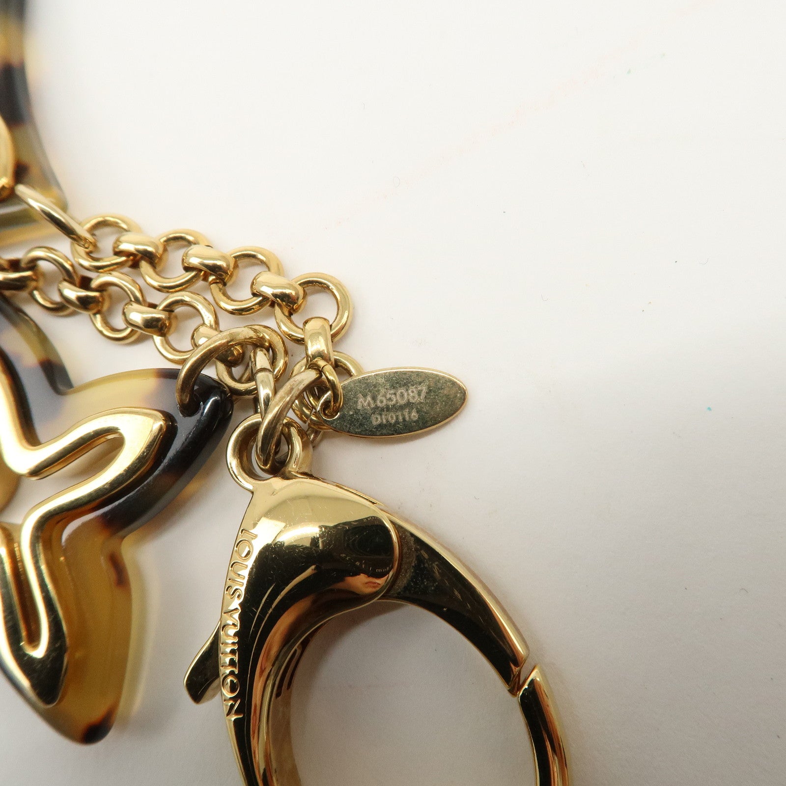 Louis Vuitton Bijoux Sac Insolence Bag Charm Gold M65087 Used
