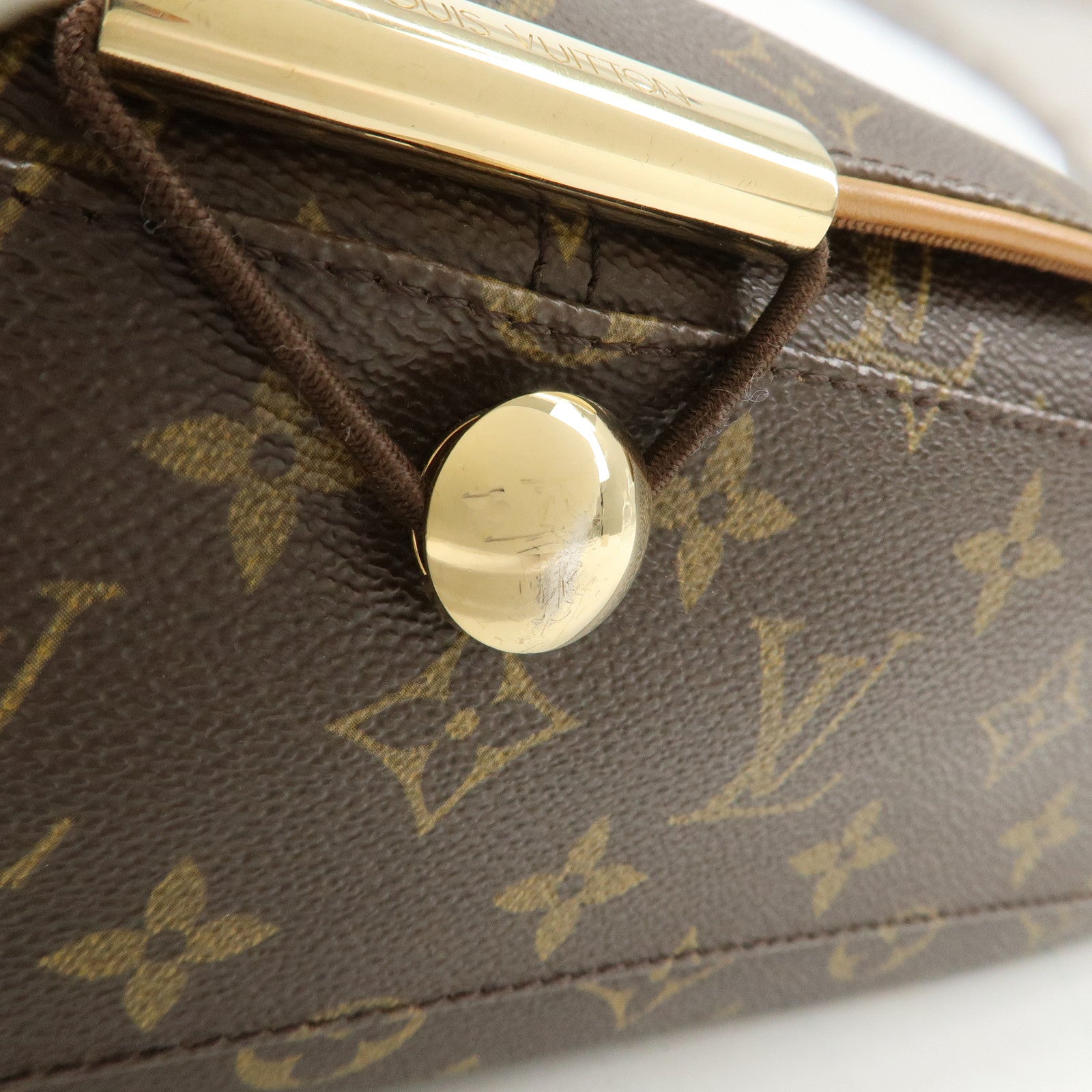 Louis Vuitton Monogram Abbesses Messenger Bag Brown M45257 Used
