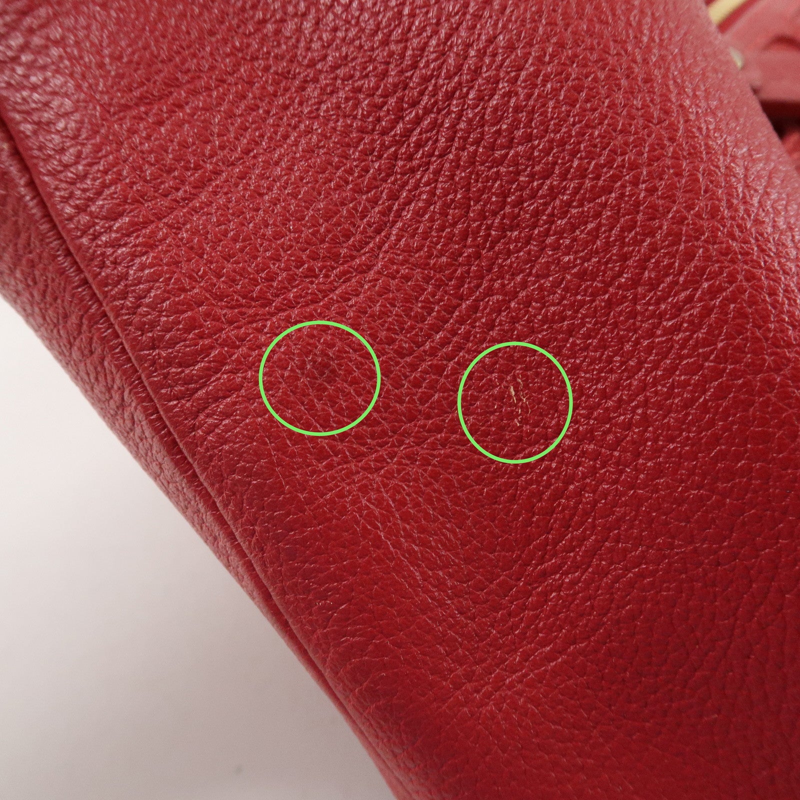 Chloe See By Chloe Leather Tote Bag Shoulder Bag Red Used