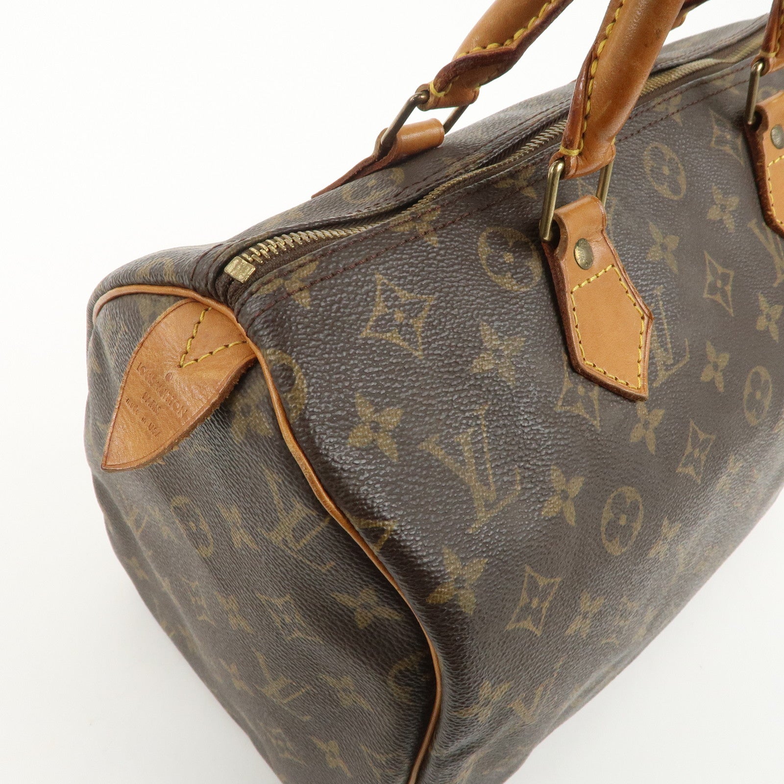 Louis Vuitton Monogram Speedy 30 Hand Bag Boston Bag M41526 Used