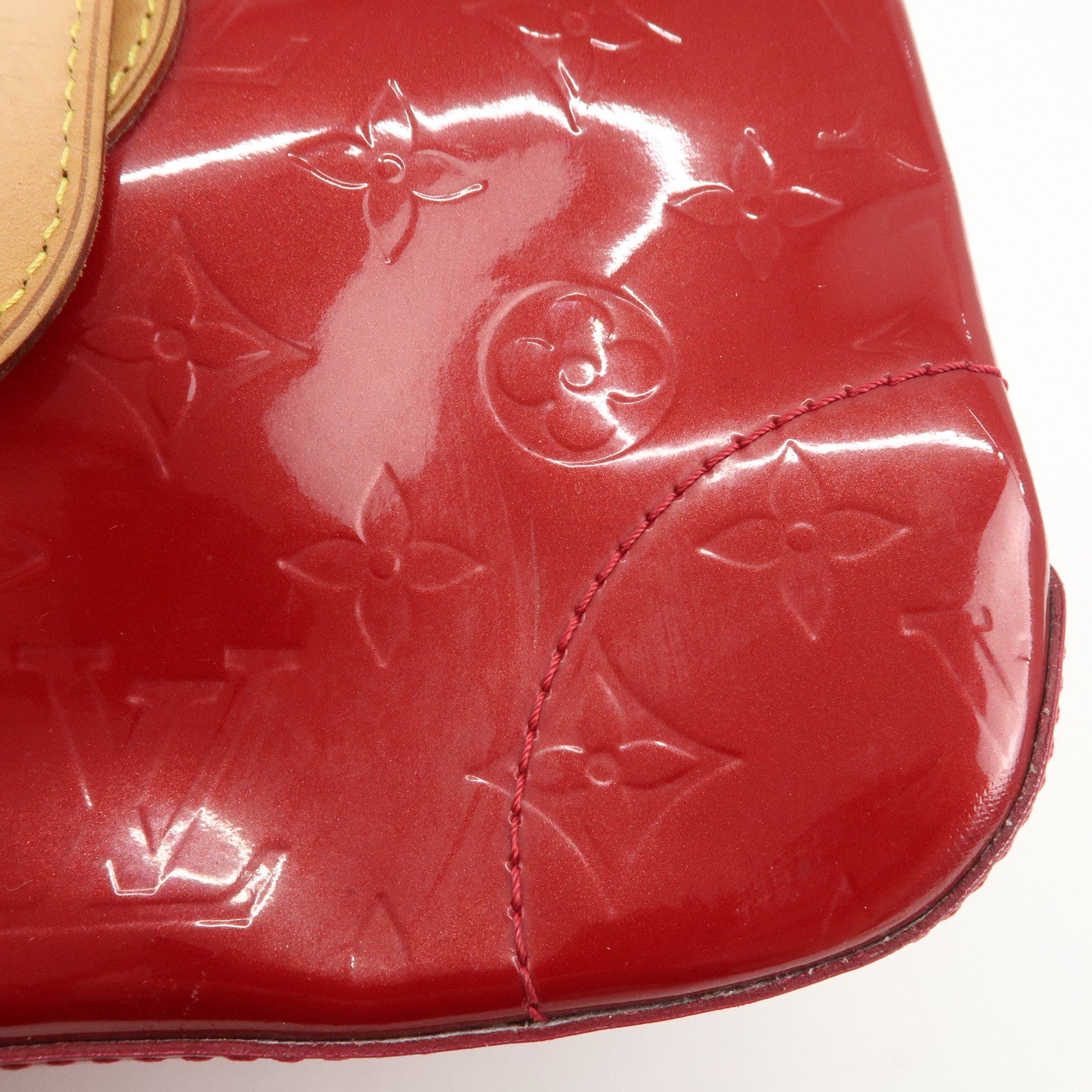 Louis Vuitton Vernis Rosewood Avenue Hand Bag Pomme D'Amour M93507 Used