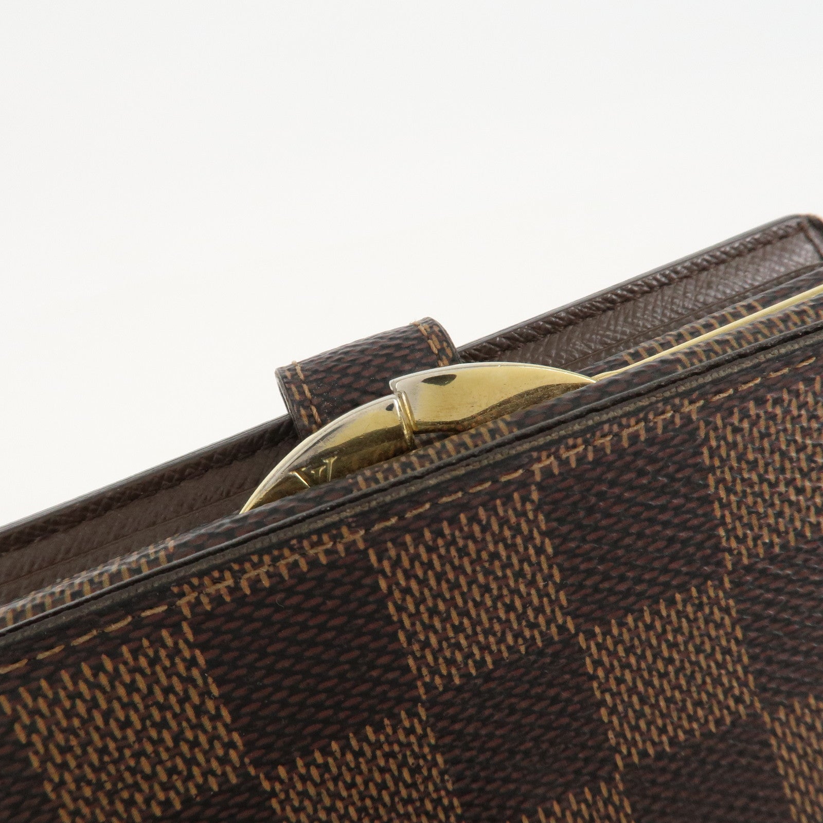 Louis Vuitton Damier Portefeuille Viennois Wallet N61674 Used