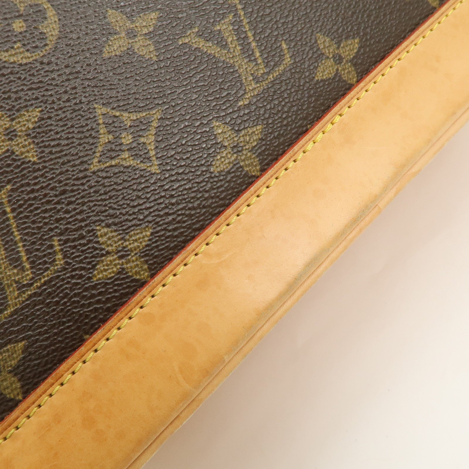 Louis Vuitton Monogram Alma Hand Bag Brown M51130 Used