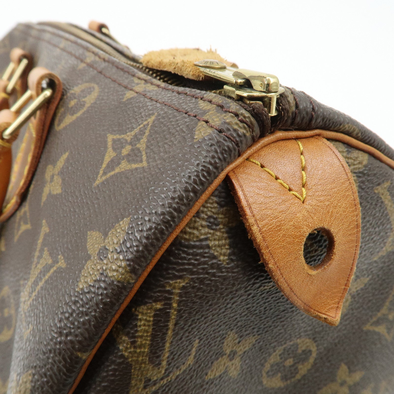 Louis Vuitton Monogram Speedy 30 Hand Bag Boston Bag M41526 Used