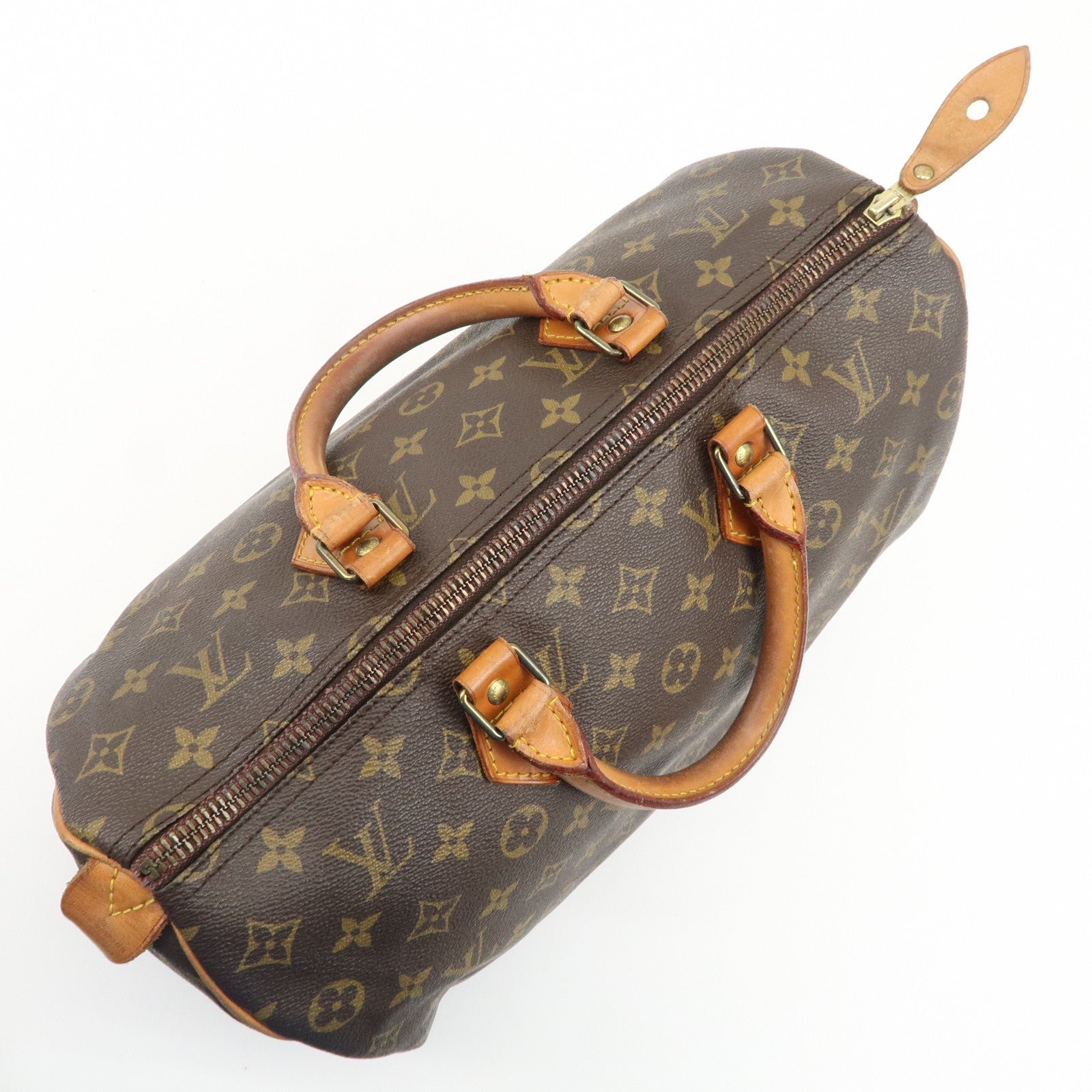 Louis Vuitton Monogram Speedy 35 Hand Bag Boston Bag M41524 Used