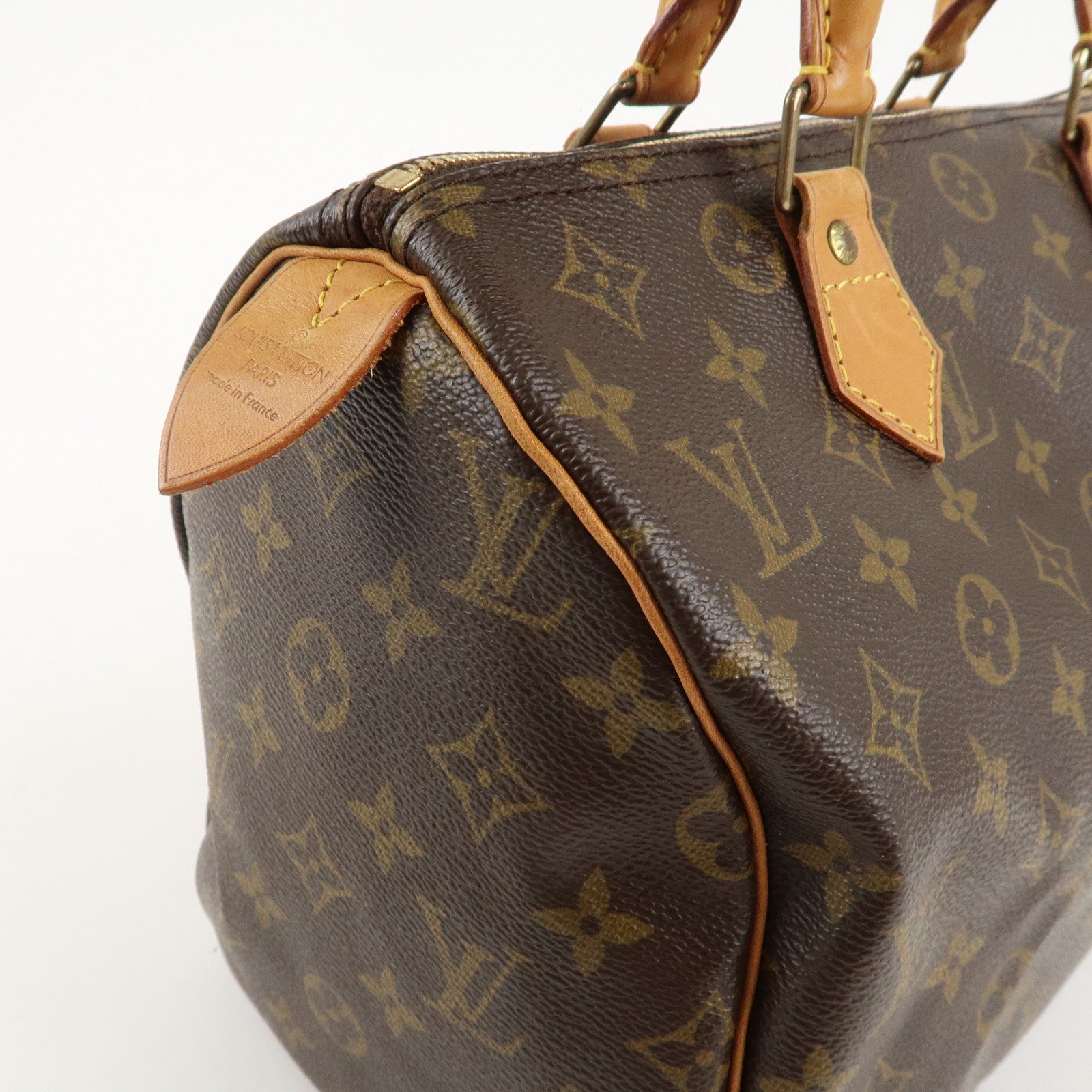 Louis Vuitton Monogram Speedy 30 Hand Bag Boston Bag M41526 Used