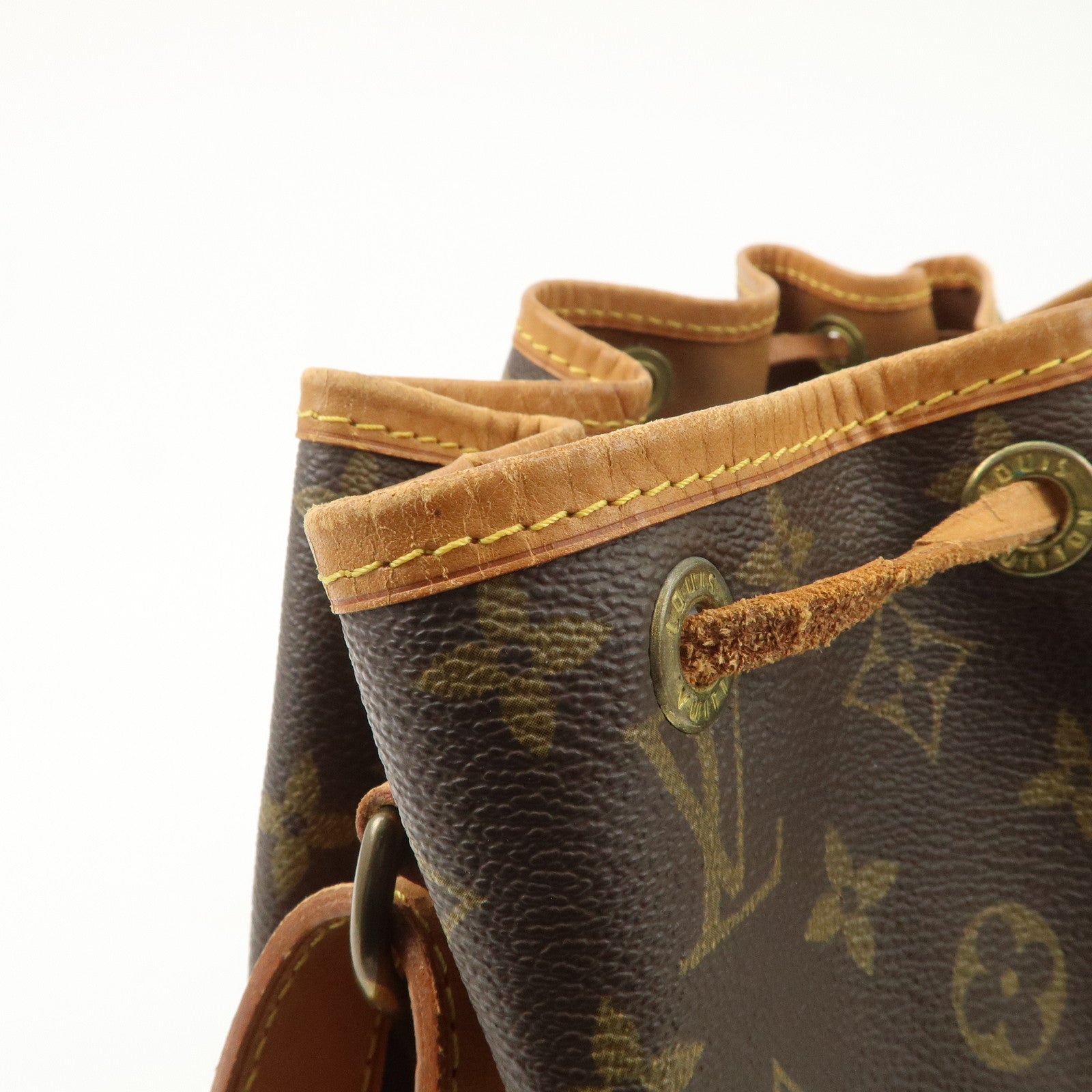 Louis Vuitton Monogram Petit Noe Shoulder Bag Brown M42226 Used